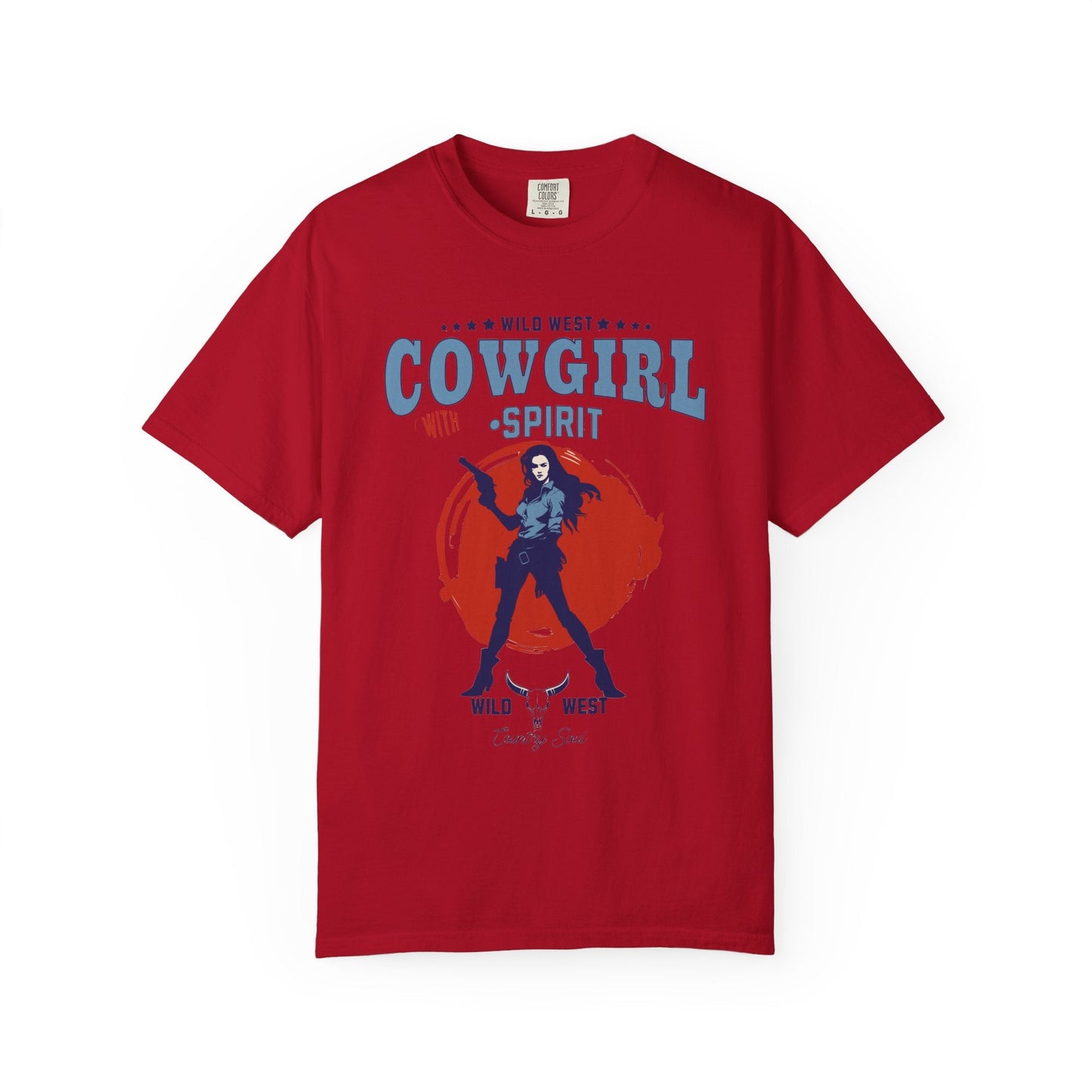 Cowgirl western t-shirt - Vintage wild west & diesel cool punk style