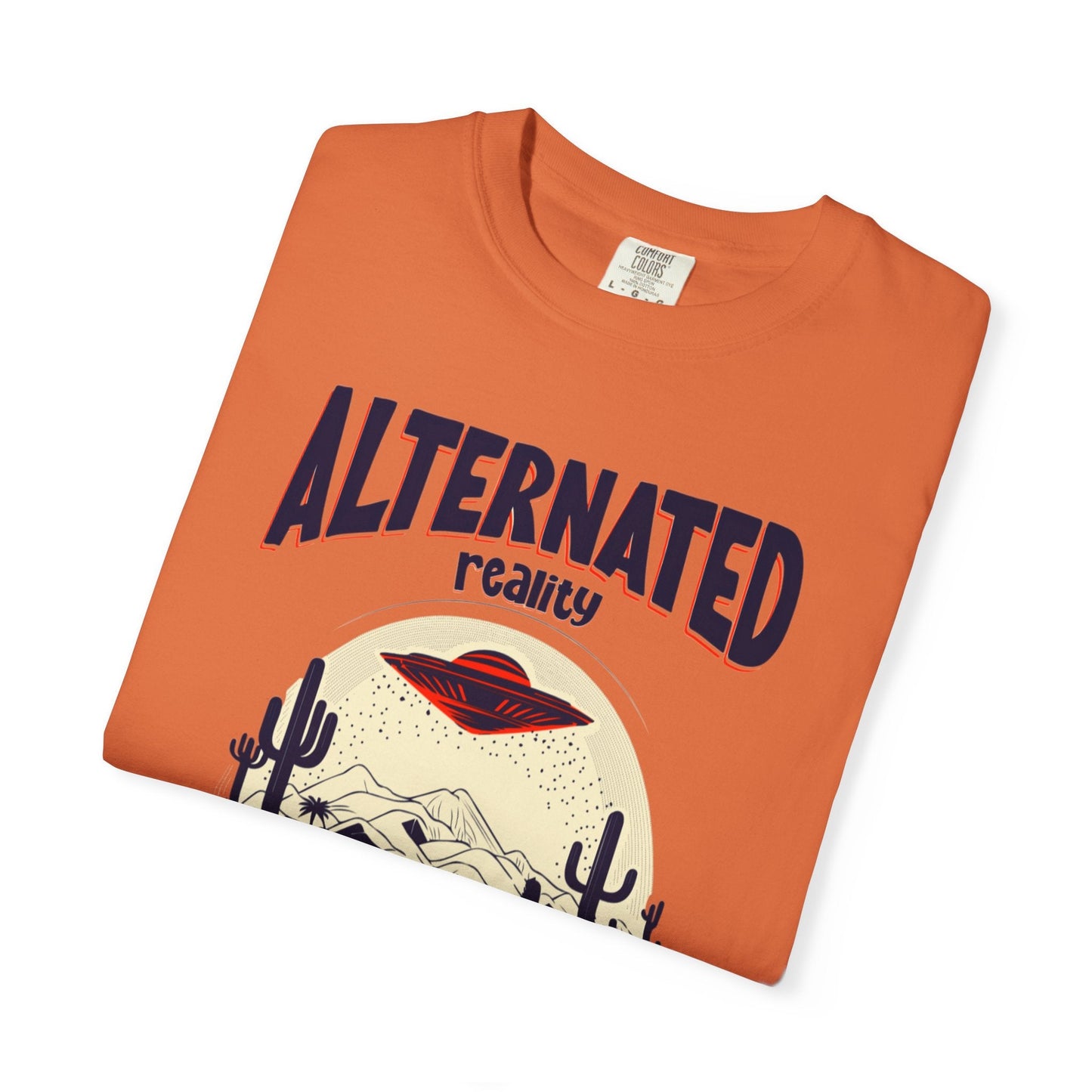 UFO vintage desert encounter t-shirt with unique graphic tee