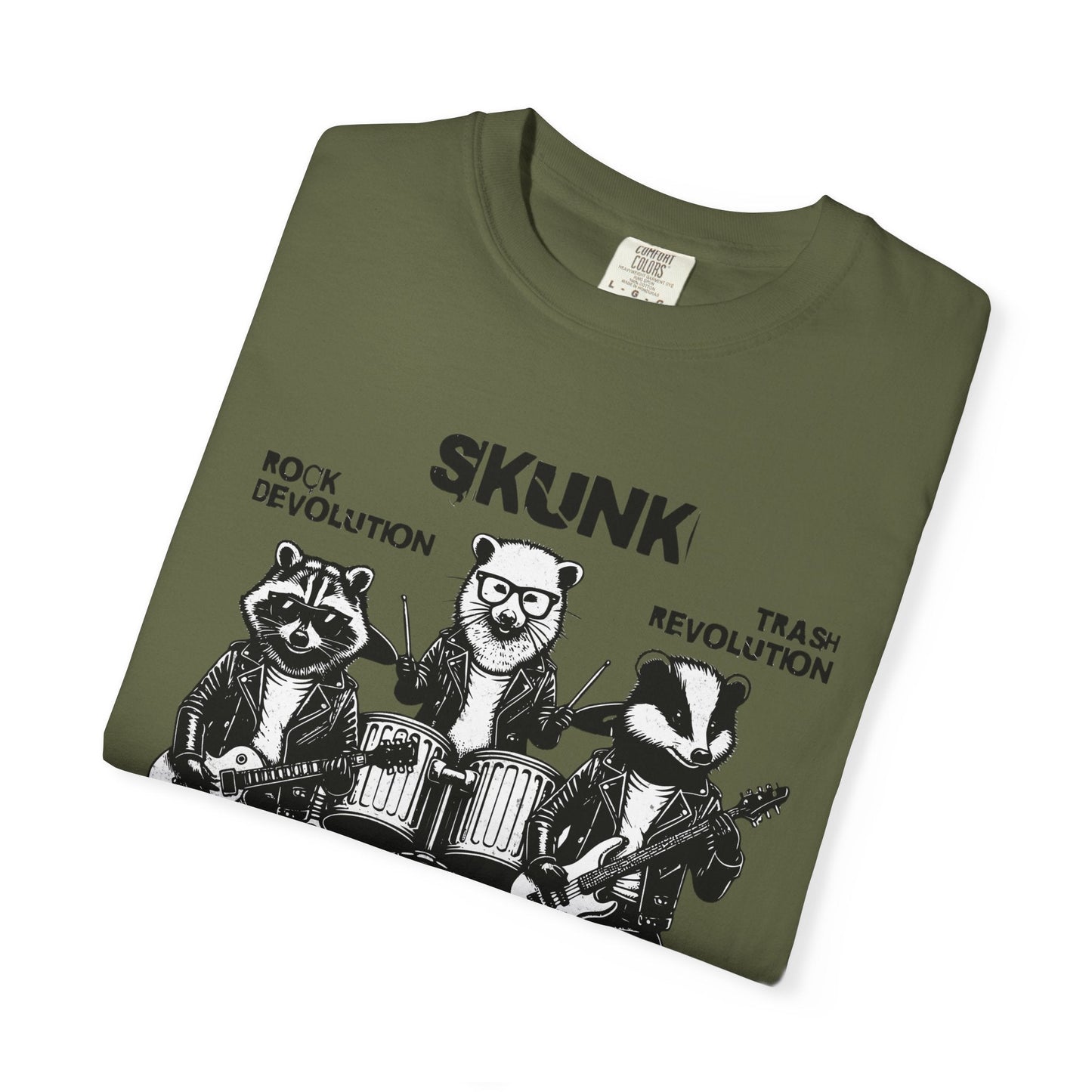 Vintage Skunk band t-shirt for rock music and cartoon fans