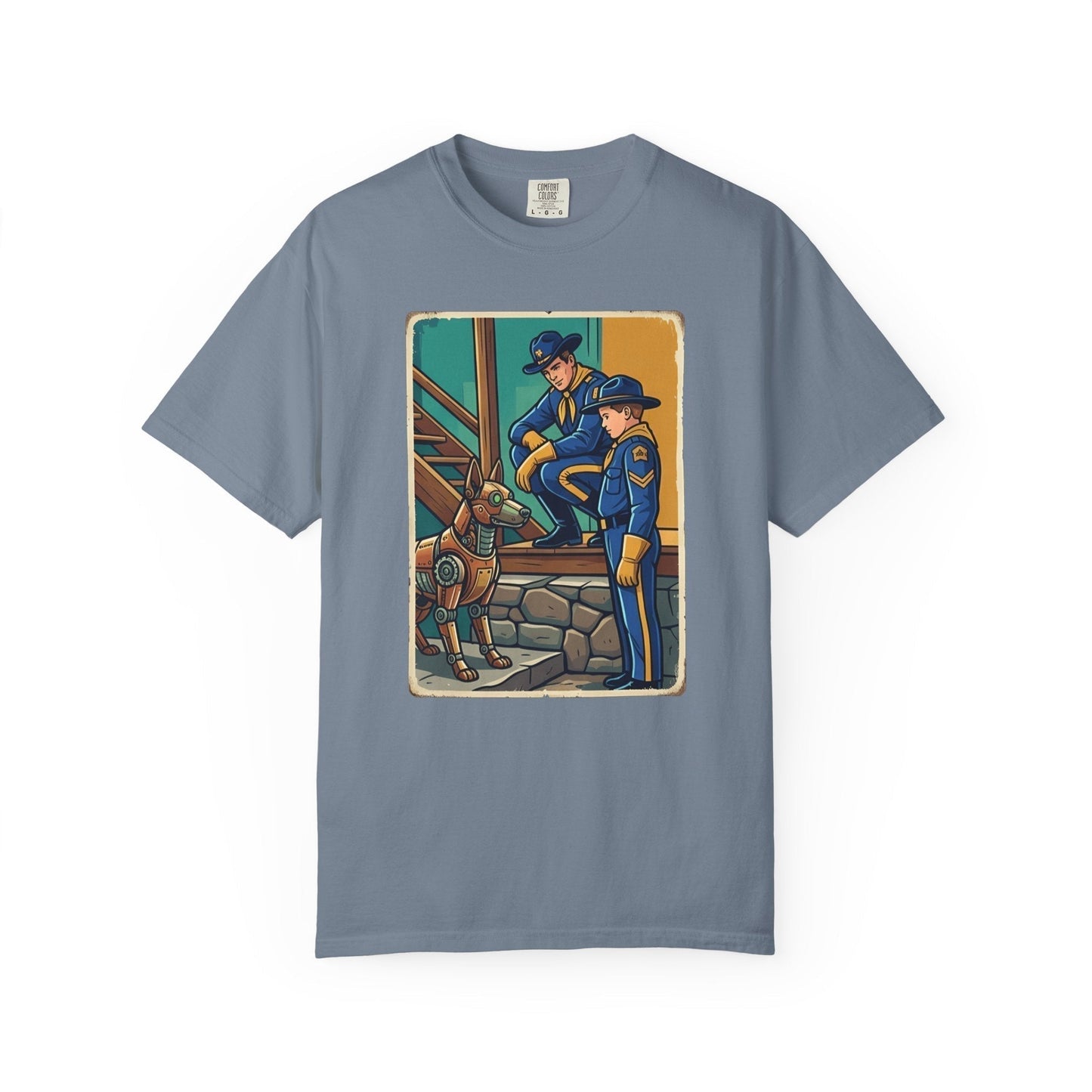 Clang Tintin Robot Dog T-Shirt for Classic TV lovers