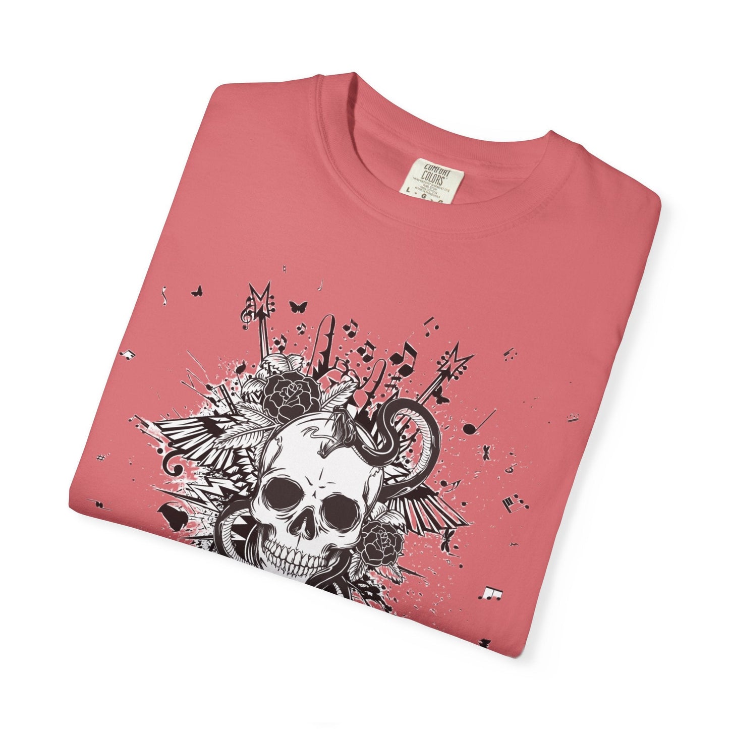 Skull butterfly t-shirt - Edgy grunge style rock 'n' roll for all