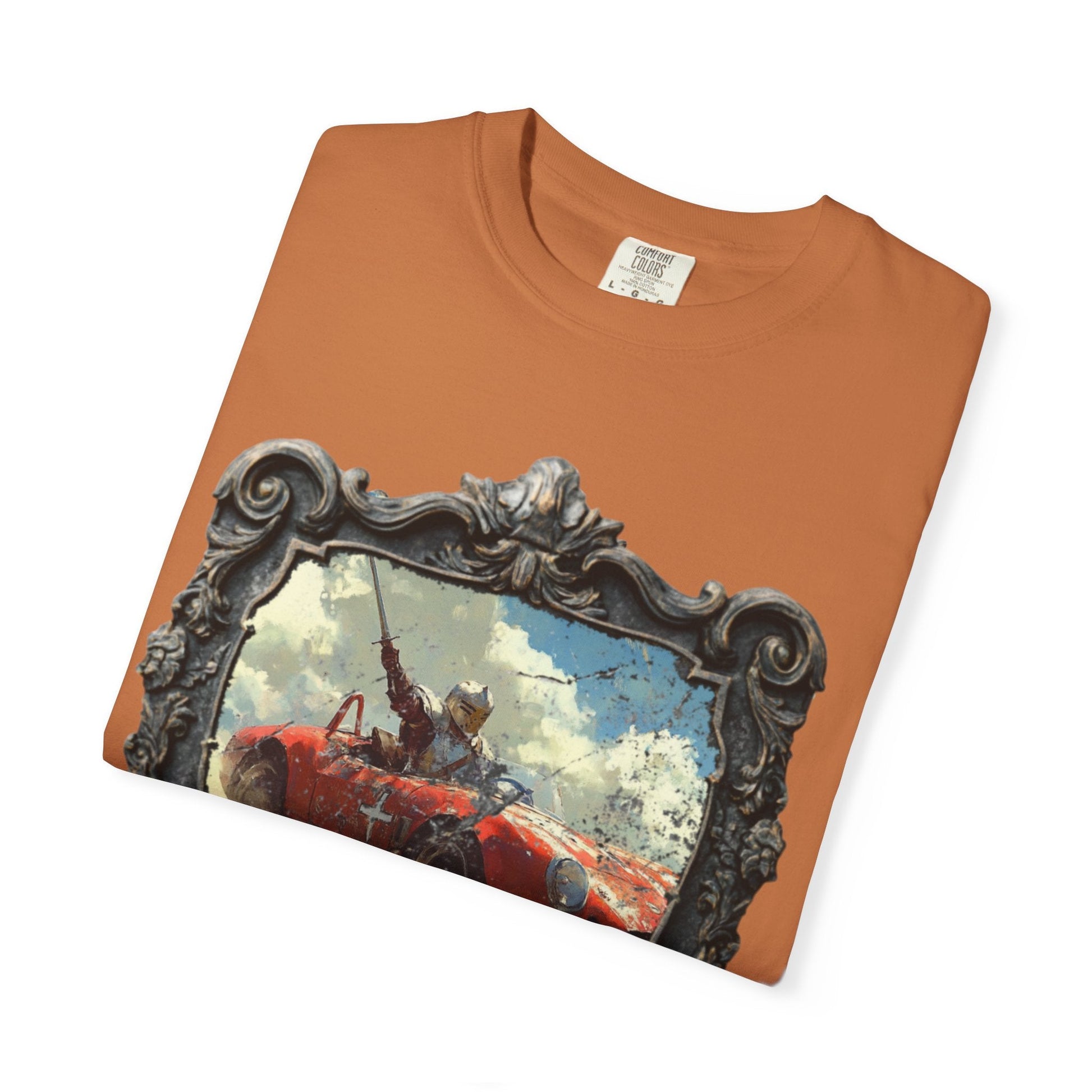 Anachronic knight car t-shirt - Cool vintage style for enthusiasts