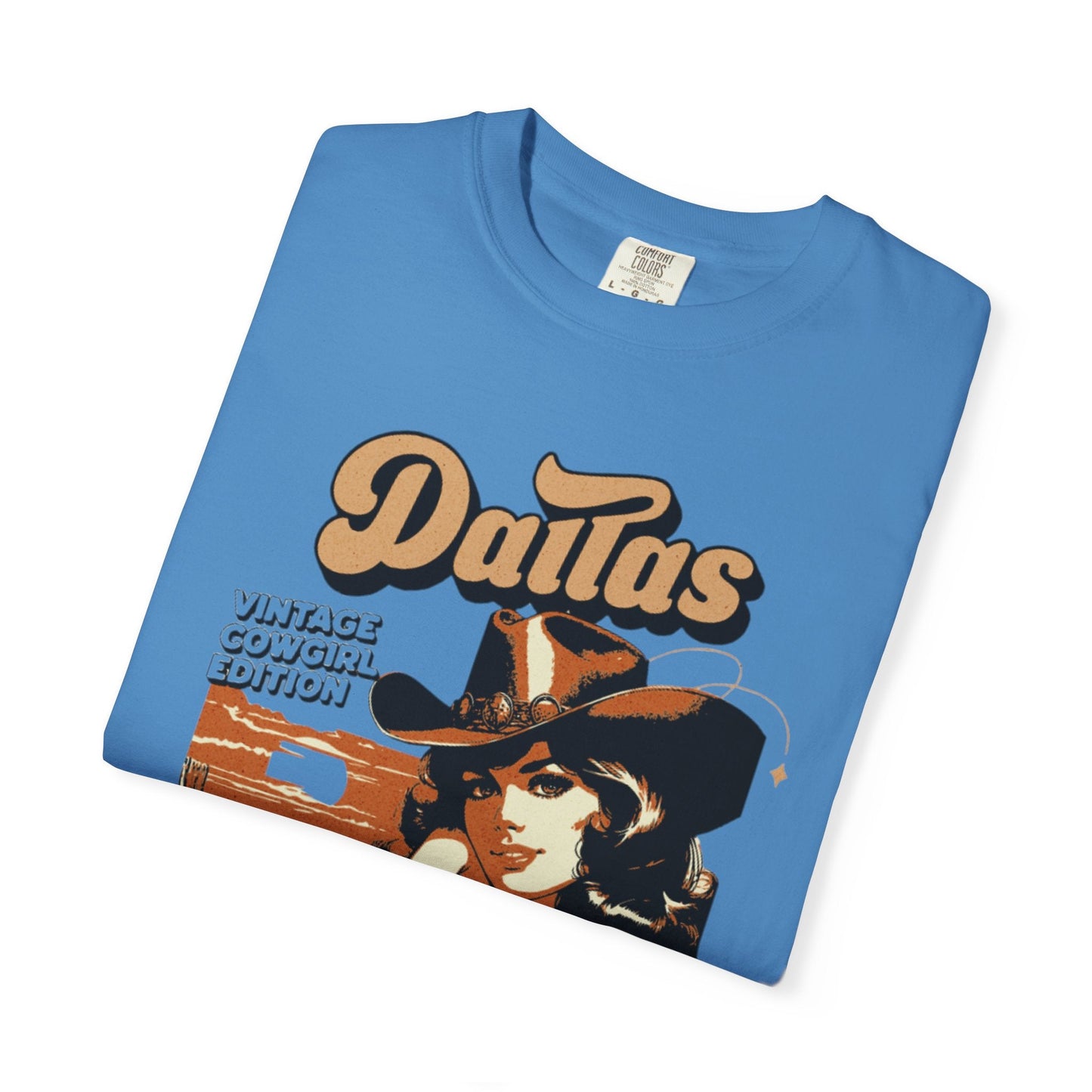 Western retro Dallas my heart t-shirt for vintage lovers