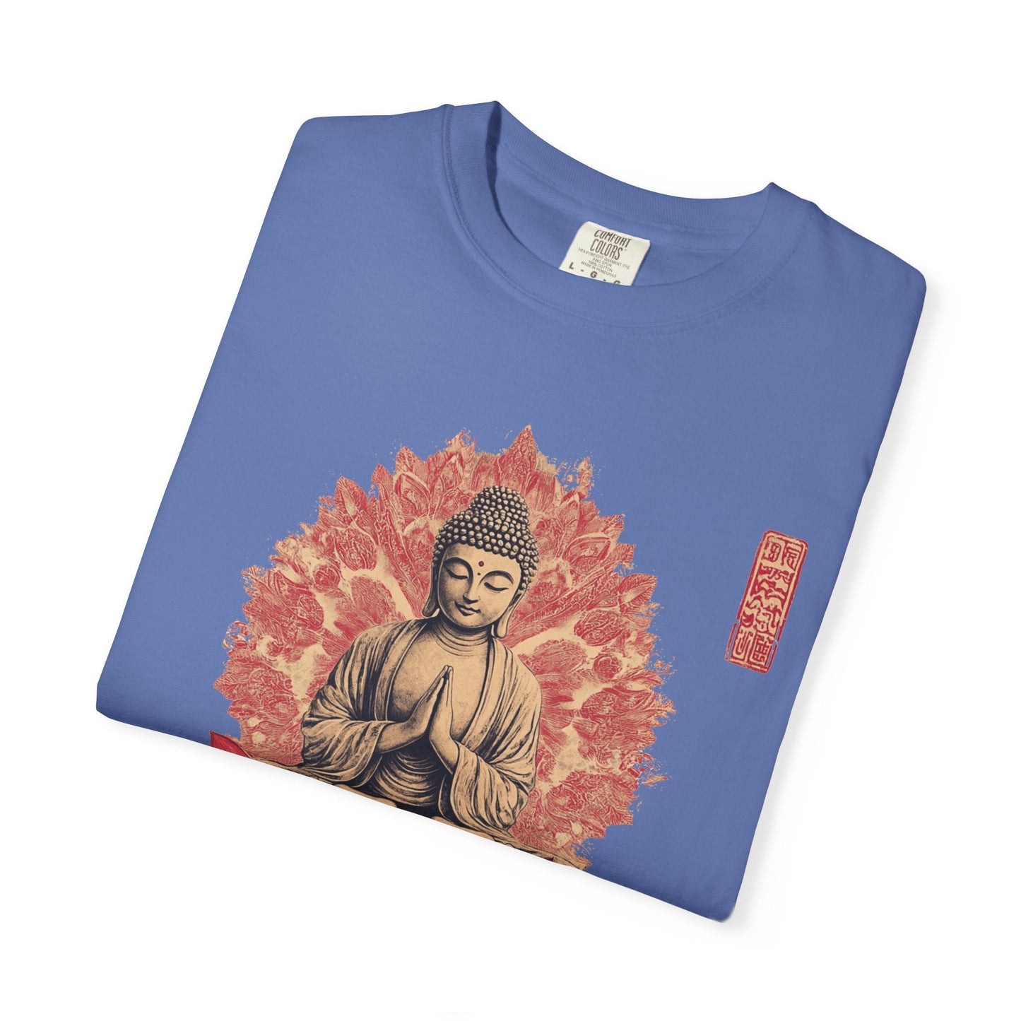 Meditation lotus t-shirt - Peaceful spiritual wear - 100% Cotton