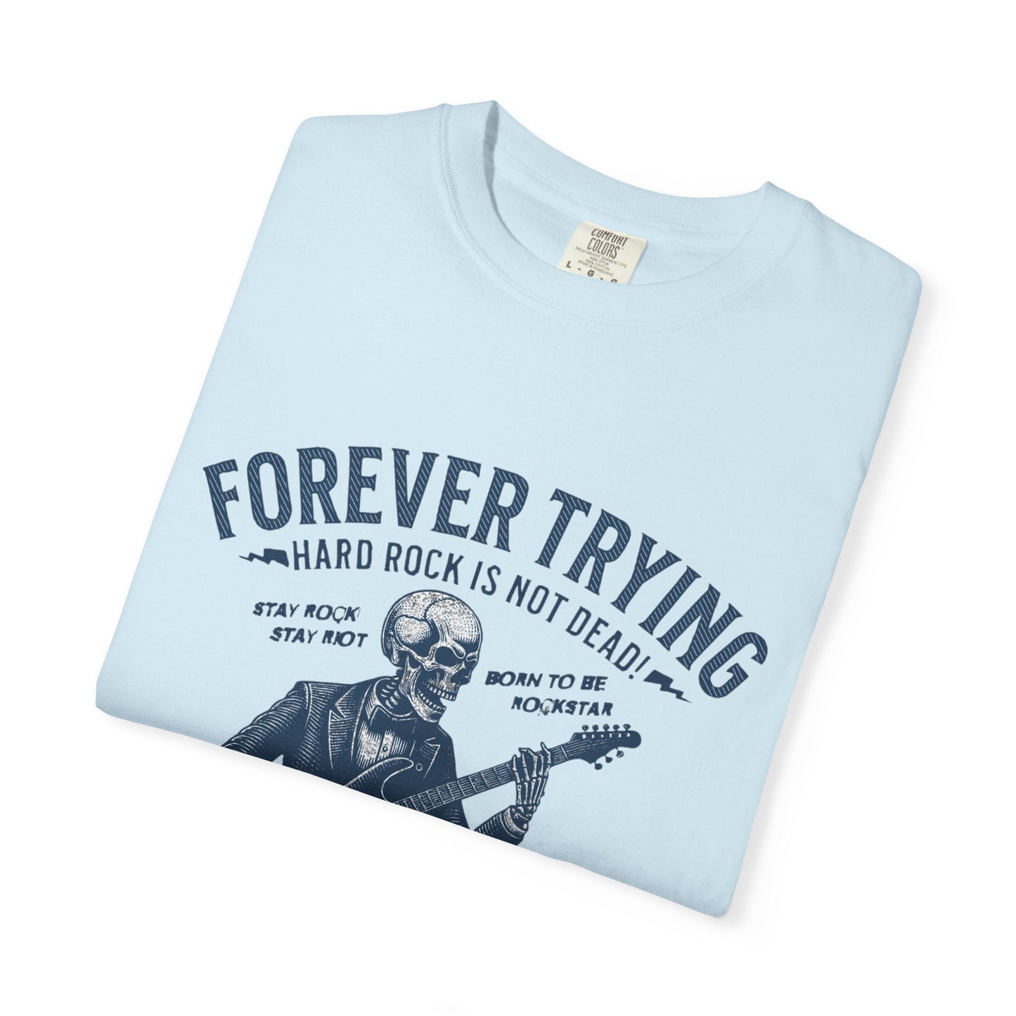 Rose rocker guitarist: stylish t-shirt for rockers