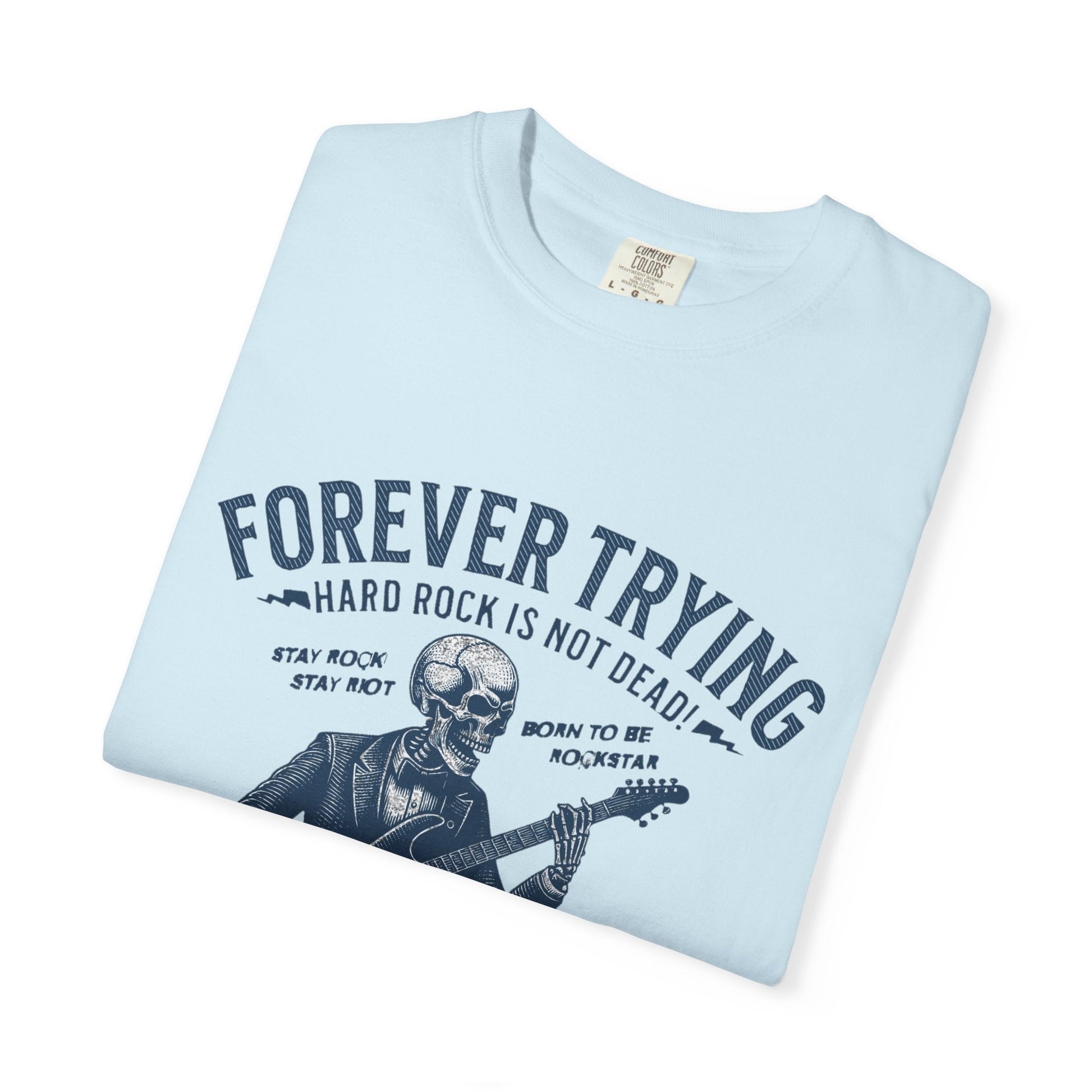 Rose rocker guitarist: stylish t-shirt for rockers