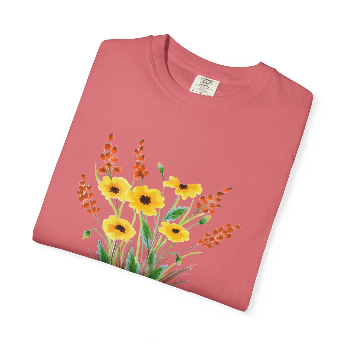 Nature love t-shirt with floral design – Eco-friendly fashion
