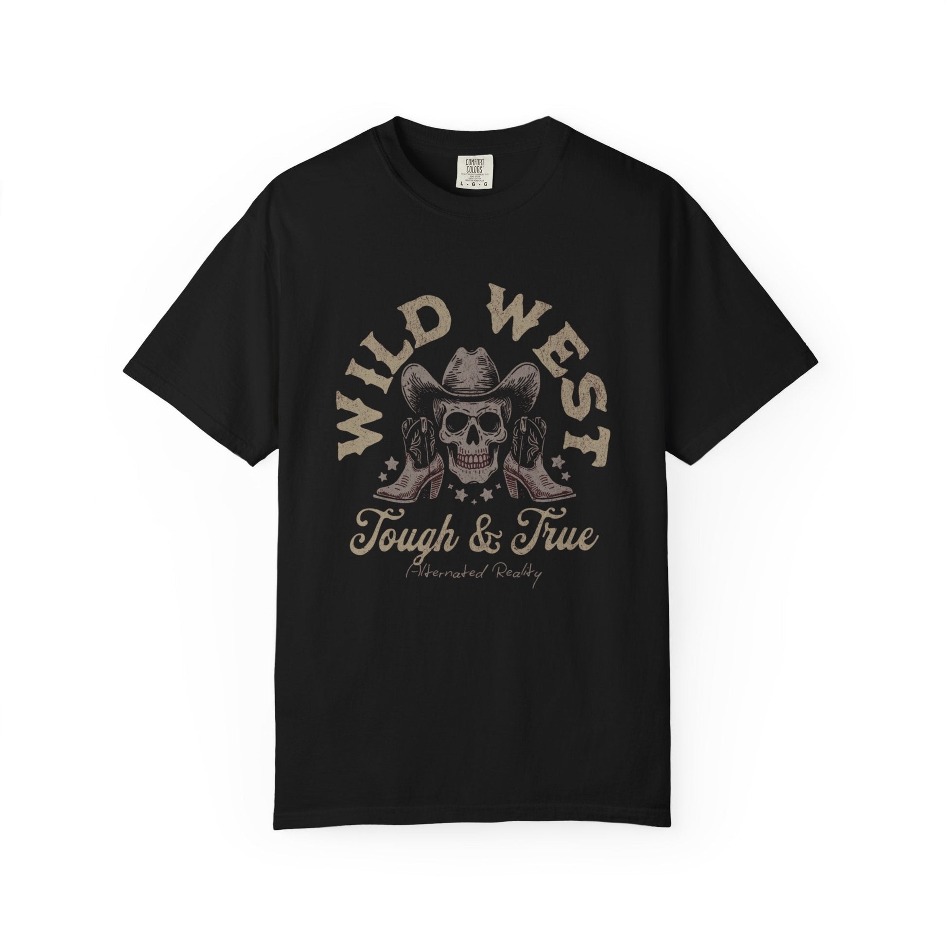 Wild west skull t-shirt - Vintage cowboy style apparel