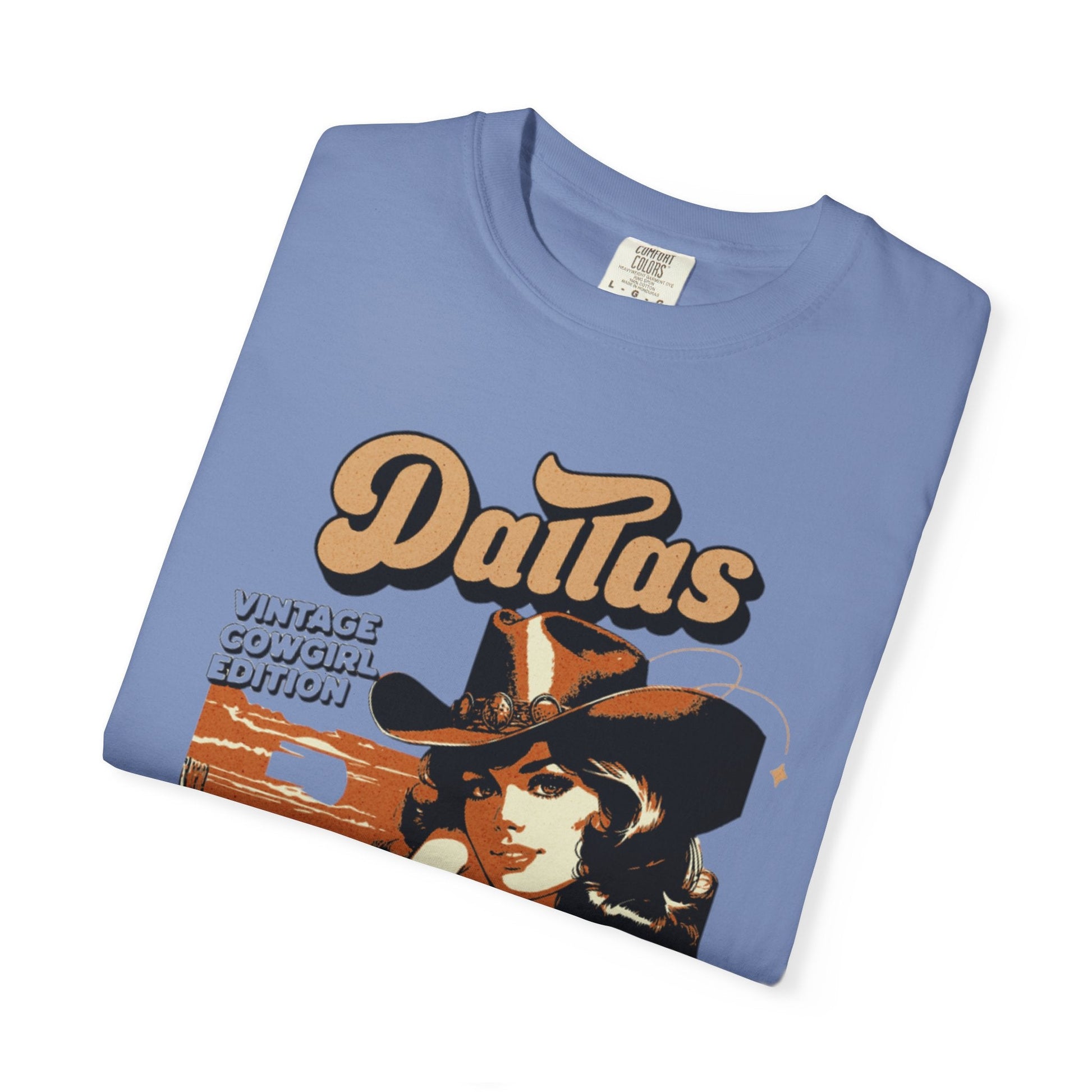 Western retro Dallas my heart t-shirt for vintage lovers