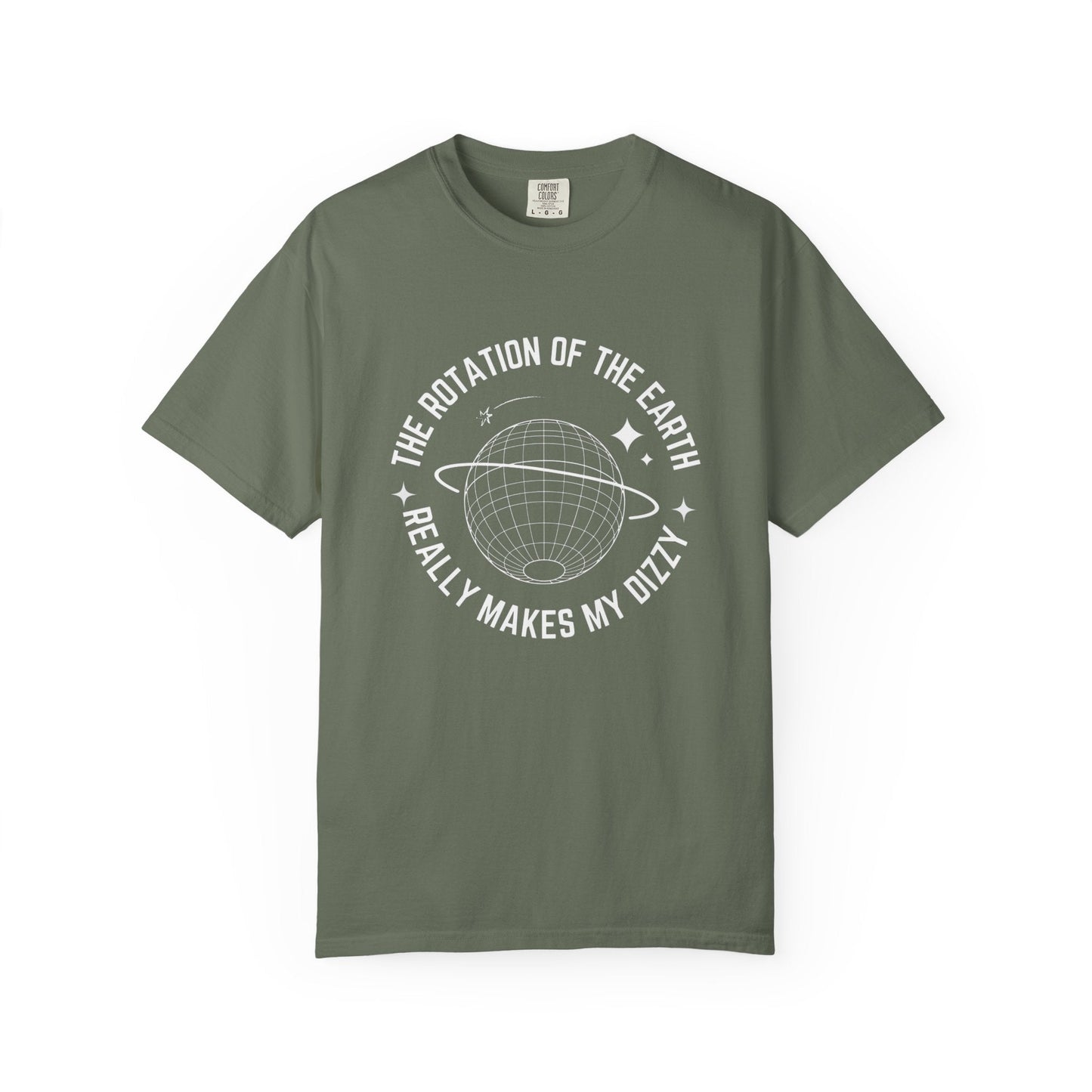 Earth rotation t-shirt - Unique globe design for adventure lovers