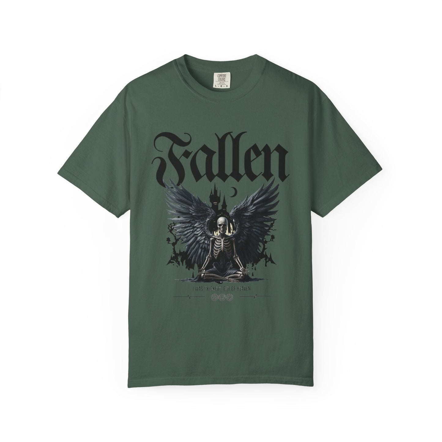 Fallen angel gothic t-shirt - Dark & Mystical Style - Rock attitude