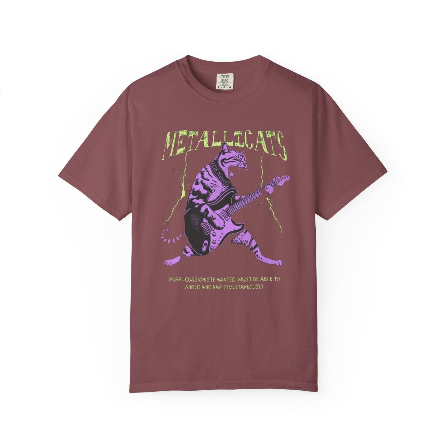 Metallicats  t-shirt vintage music apparel humour
