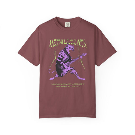 Metallicats  t-shirt vintage music apparel humour