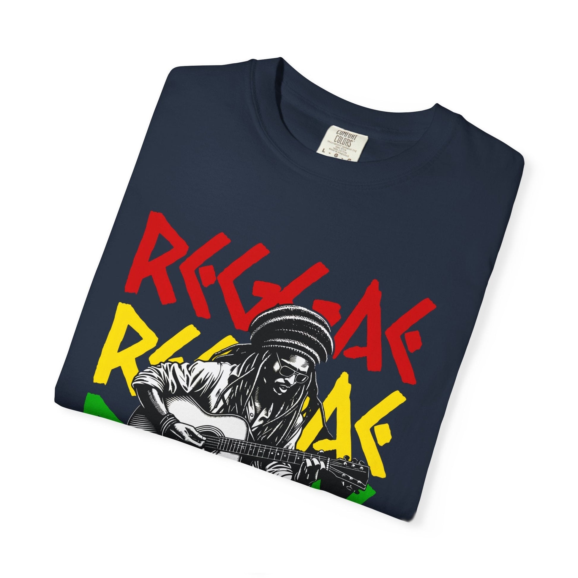 Rasta reggae t-shirt - Vibrant music lover's casual cotton  cool tee 