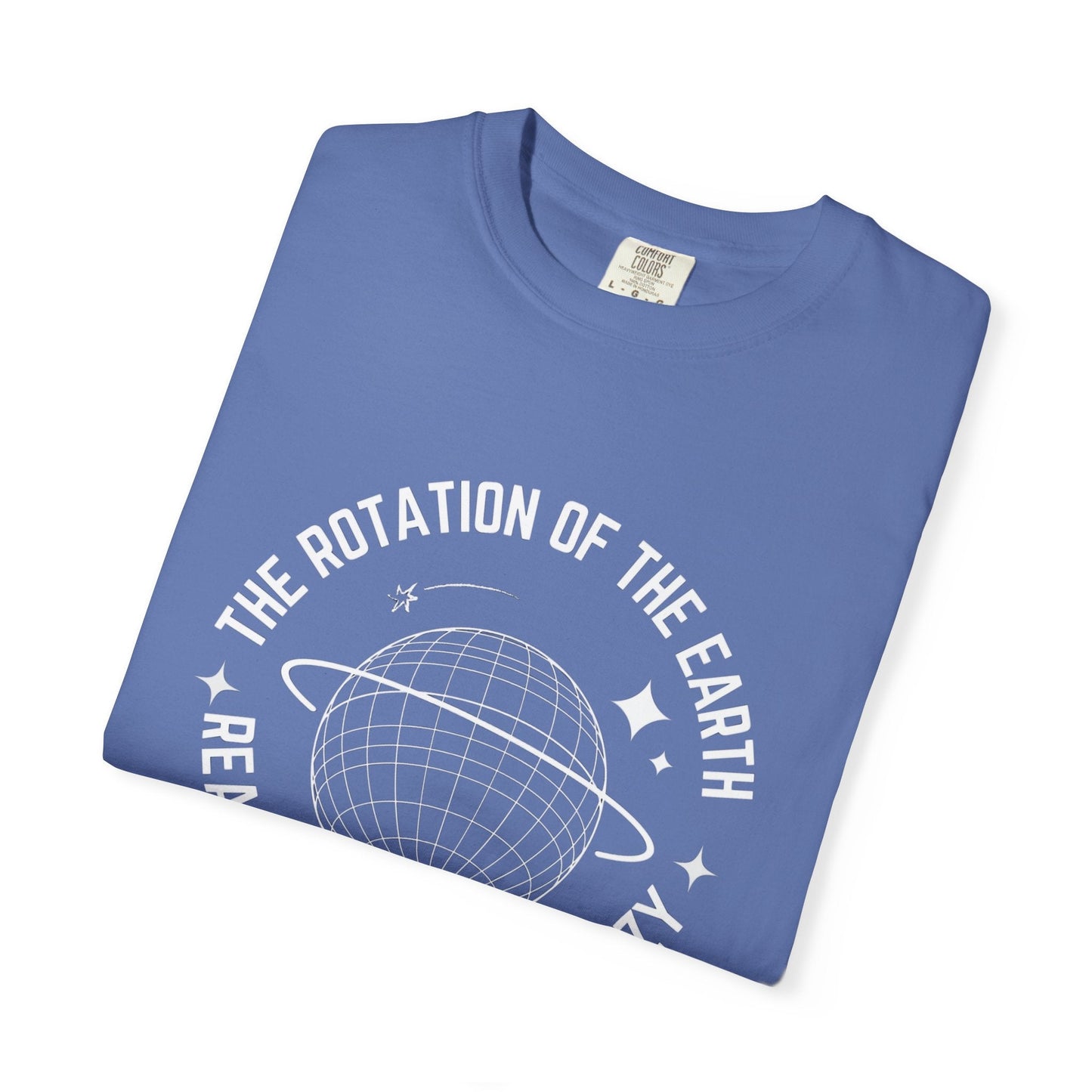 Earth rotation t-shirt - Unique globe design for adventure lovers
