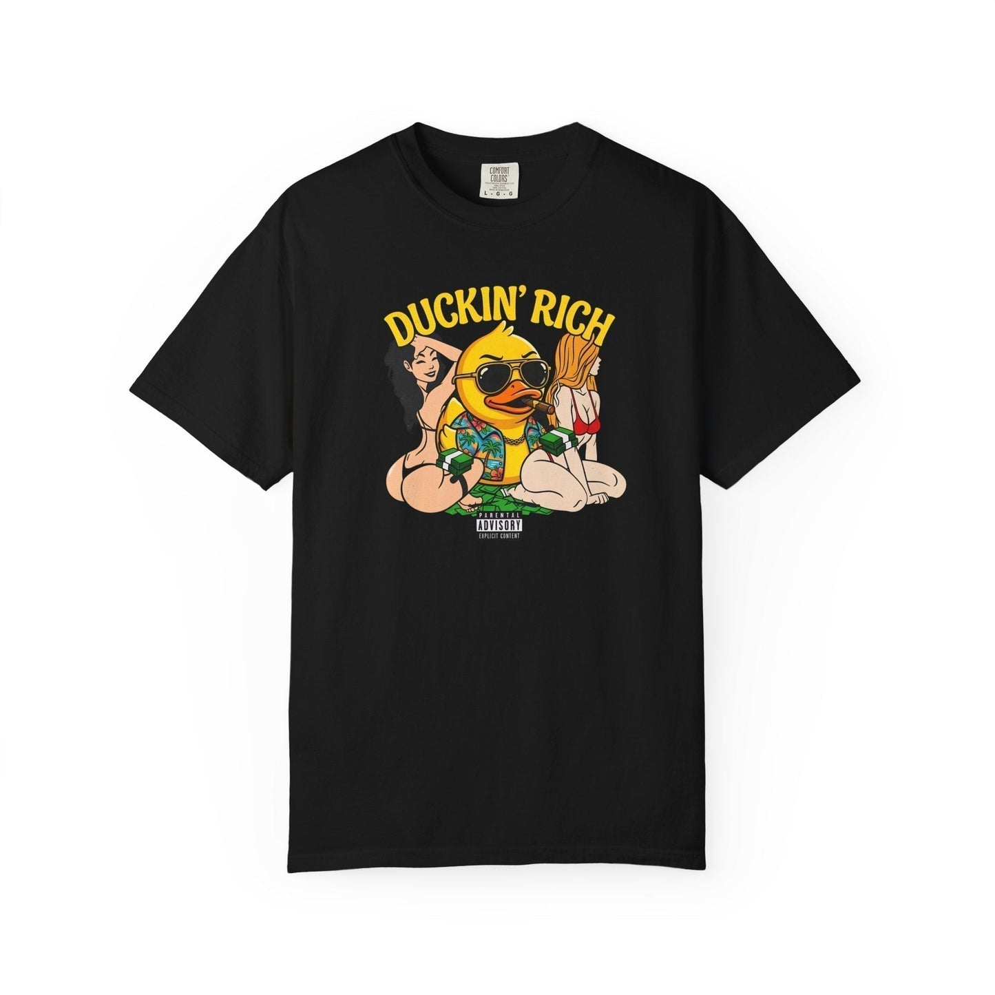 Duckin' rich luxury cotton tees in 58 colors with premium comfort and durable streetwear design