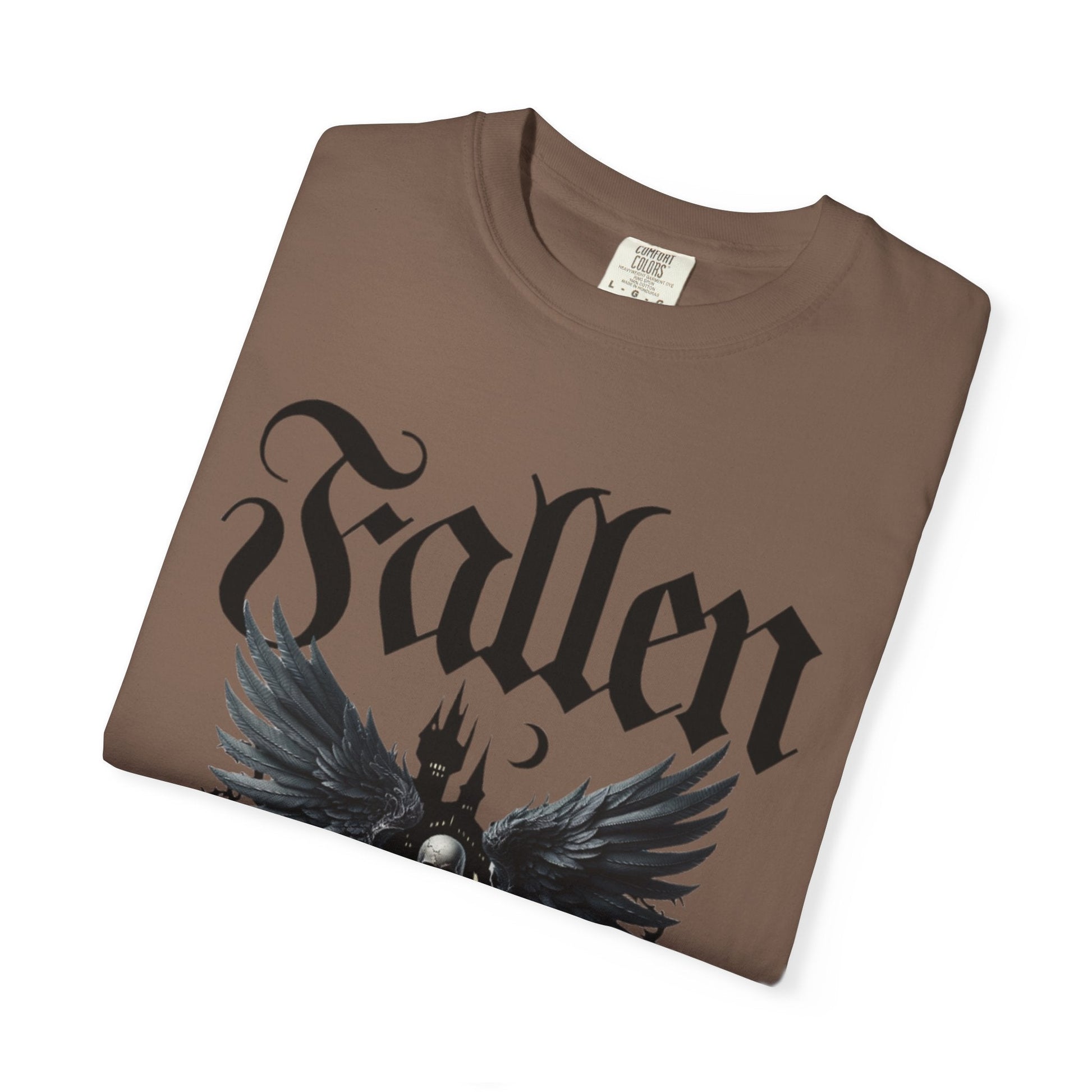 Fallen angel gothic t-shirt - Dark & Mystical Style - Rock attitude