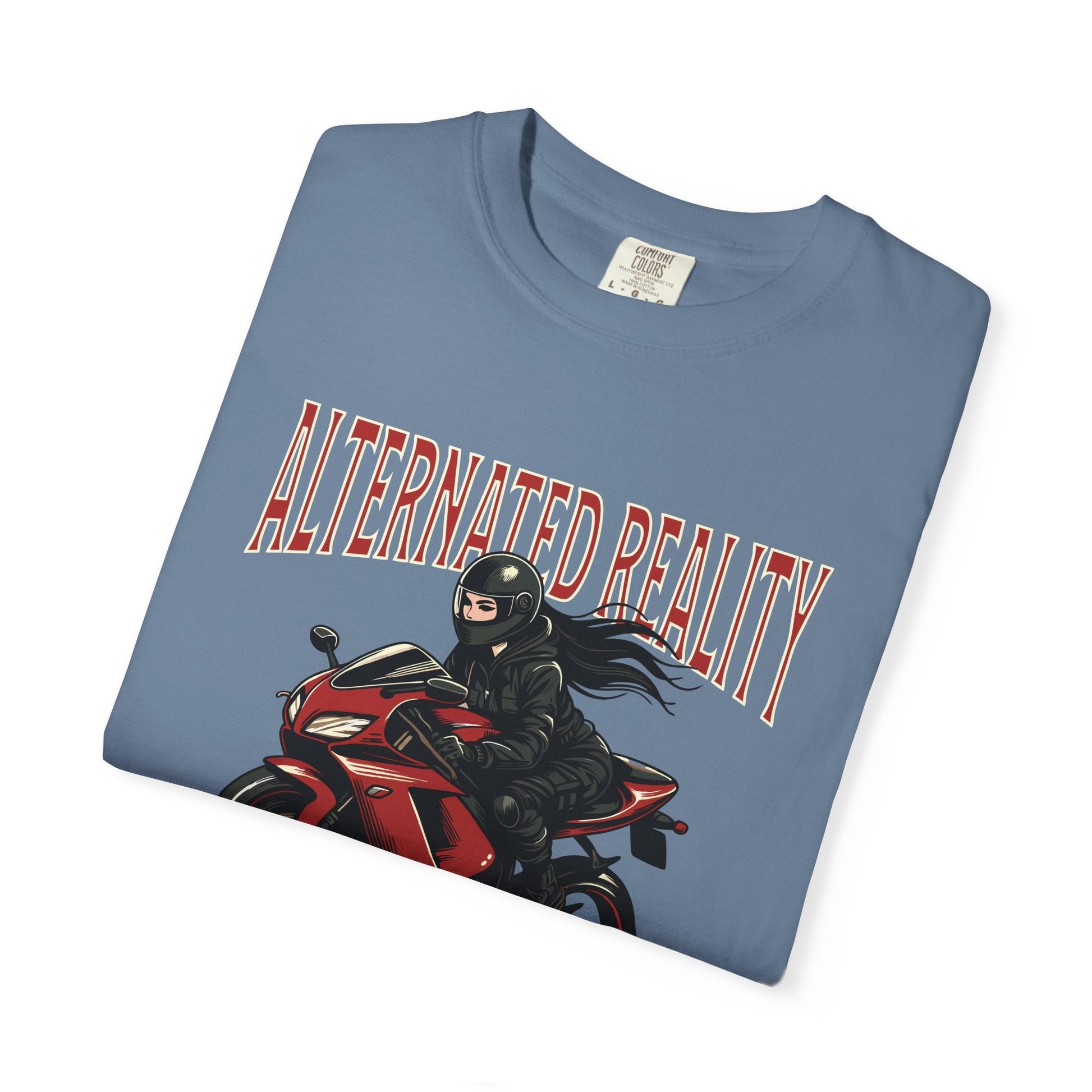 Woman Biker t- shirt - Empowerment & vintage style