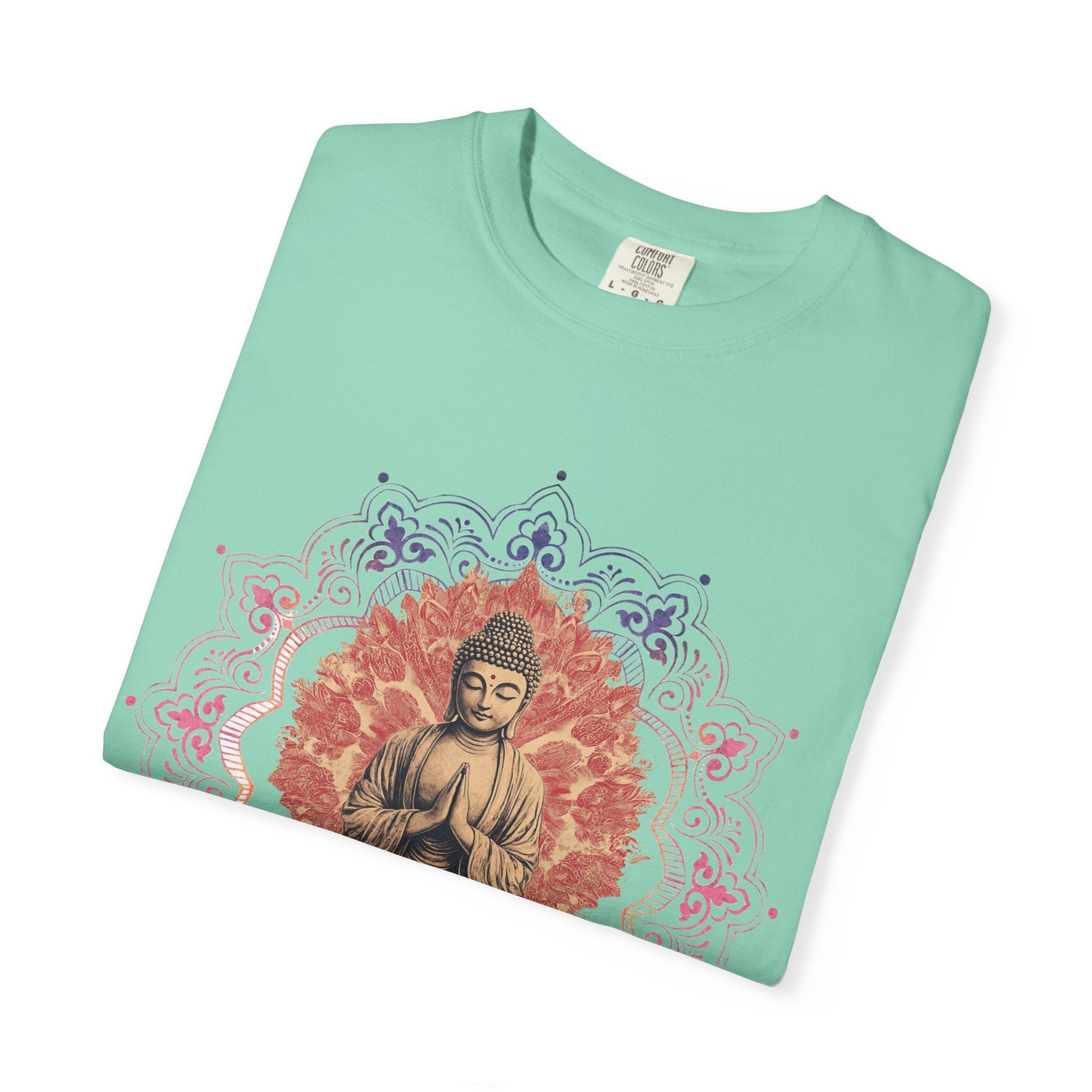 Lotus meditation t-shirt for peaceful and stylish wear