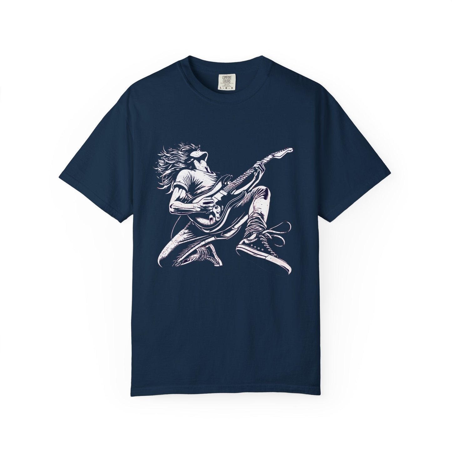 Guitar hero t-shirt for rock & Music fans - Comfortable 100% cotton