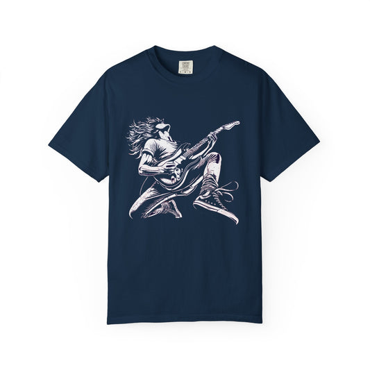 Guitar hero t-shirt for rock & Music fans - Comfortable 100% cotton