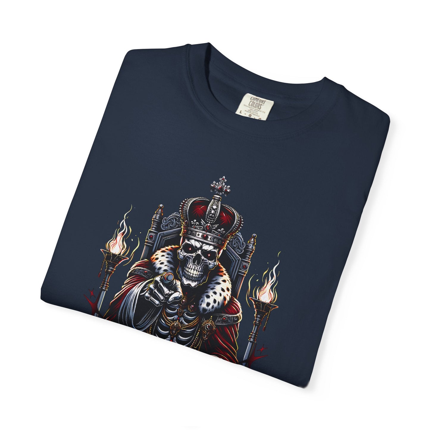 King of darkness unisex gothic t-shirt - Dark fantasy graphic tee