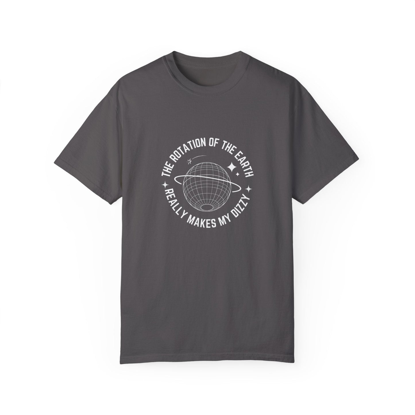 Touristic figure t-shirt | trendy & unique globe design earth rotation