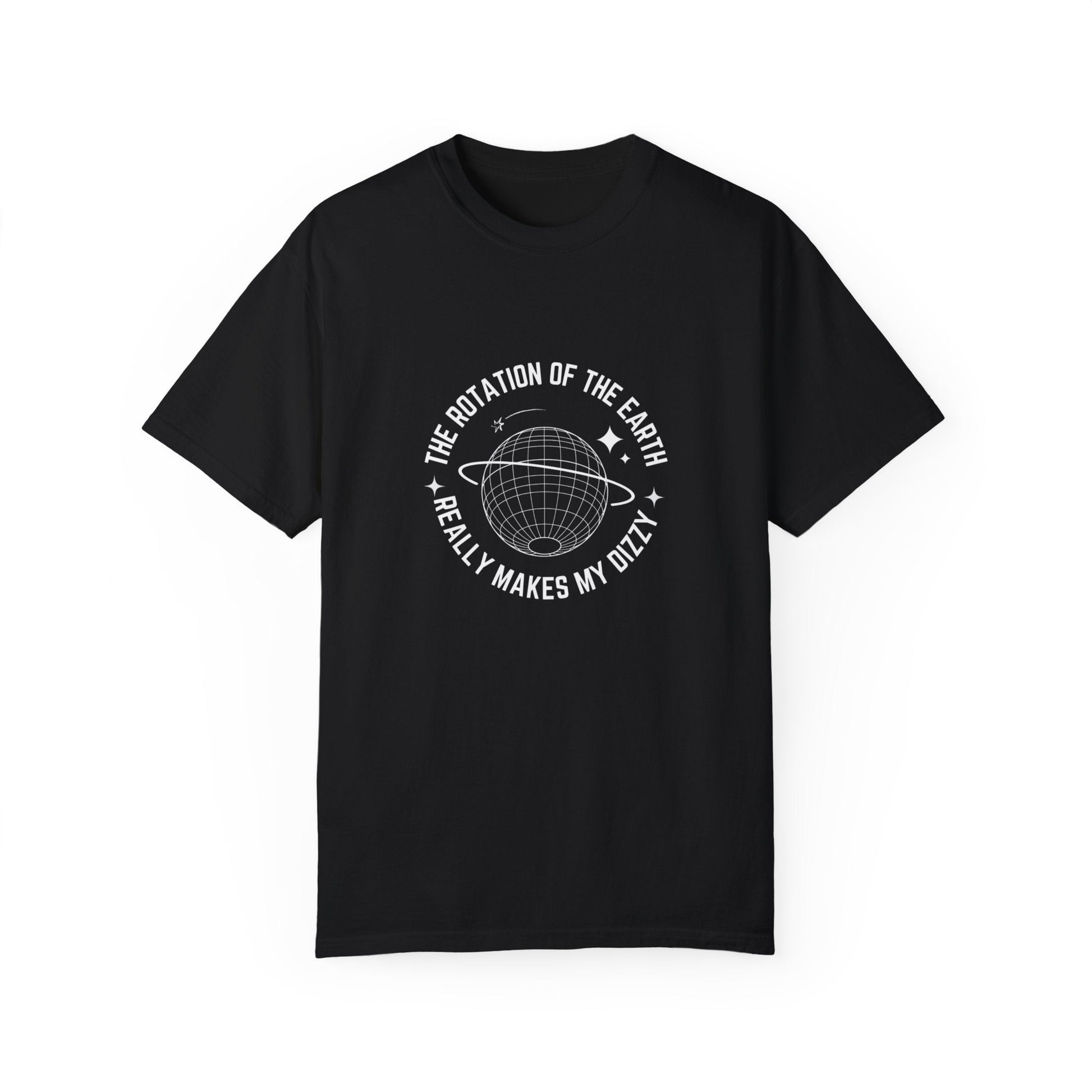 Touristic figure t-shirt | trendy & unique globe design earth rotation