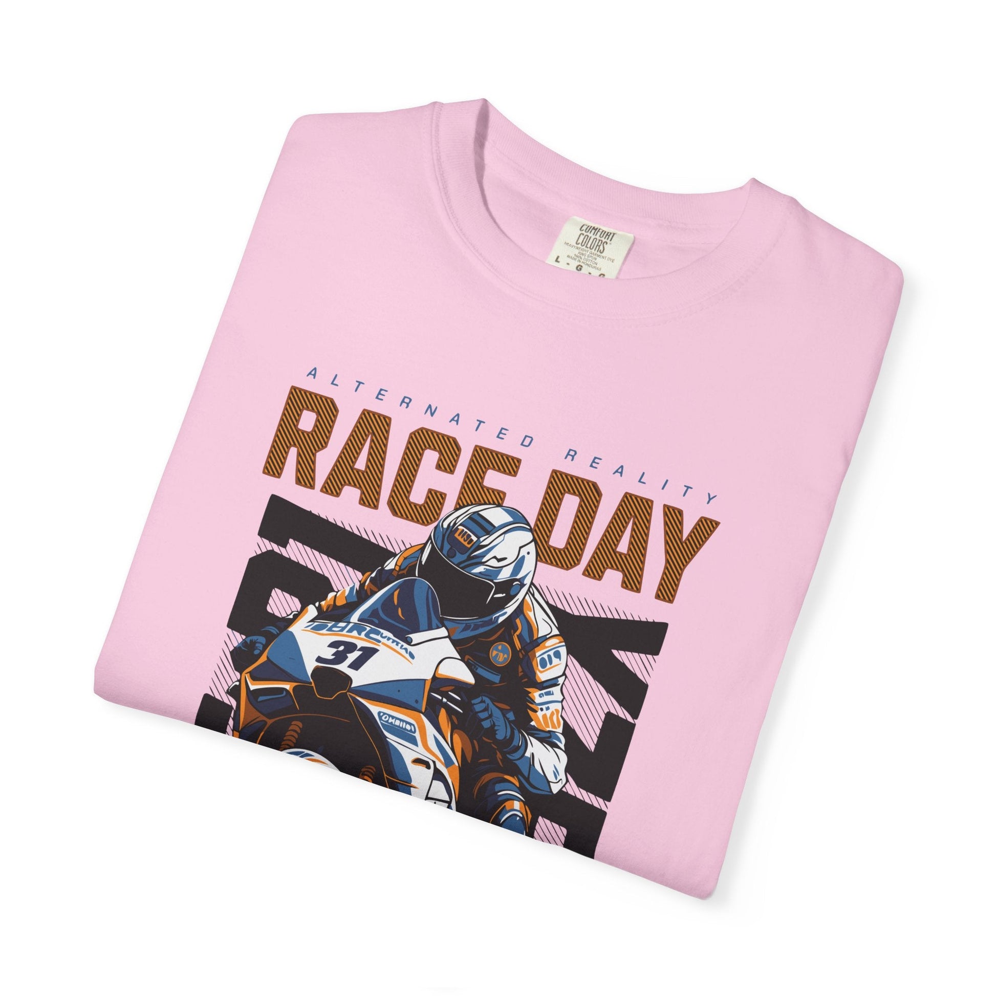 Motorcycle race t-shirt - Graphic design apparel, unisex