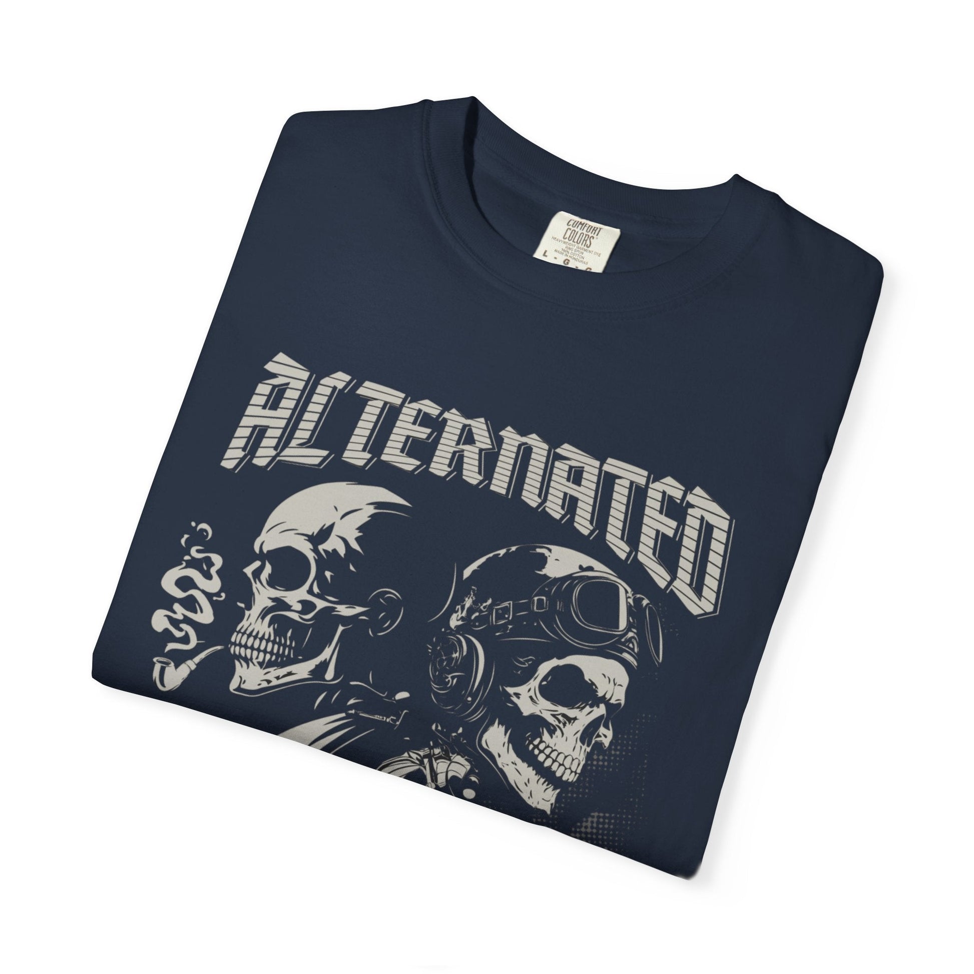 Biker skull unisex t-shirt - Bold & adventurous design