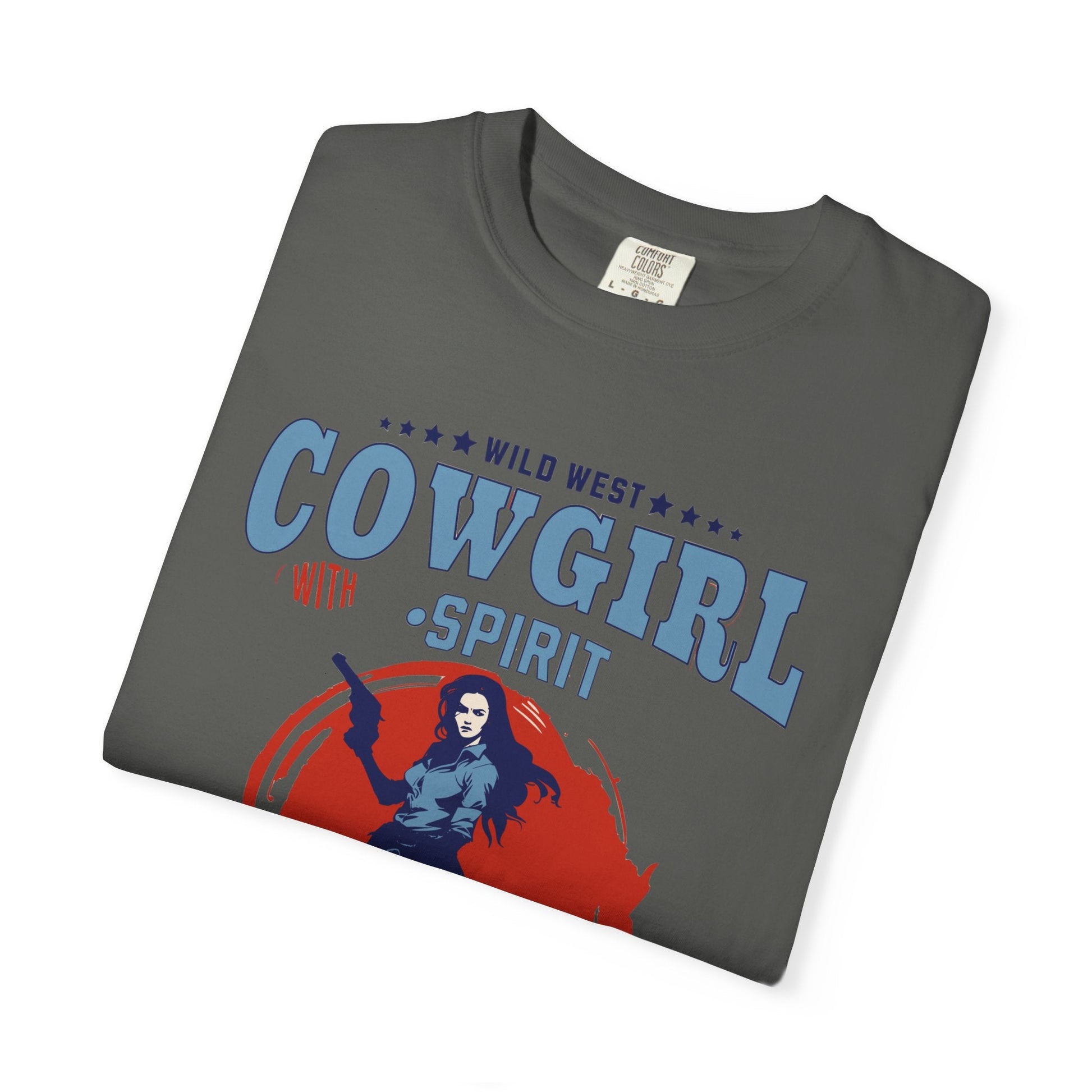 Cowgirl western t-shirt - Vintage wild west & diesel cool punk style