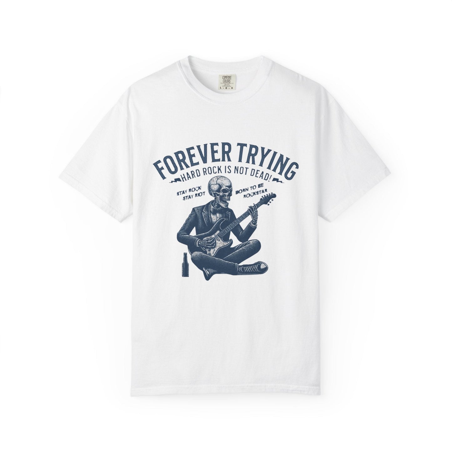 Rose rocker guitarist: stylish t-shirt for rockers