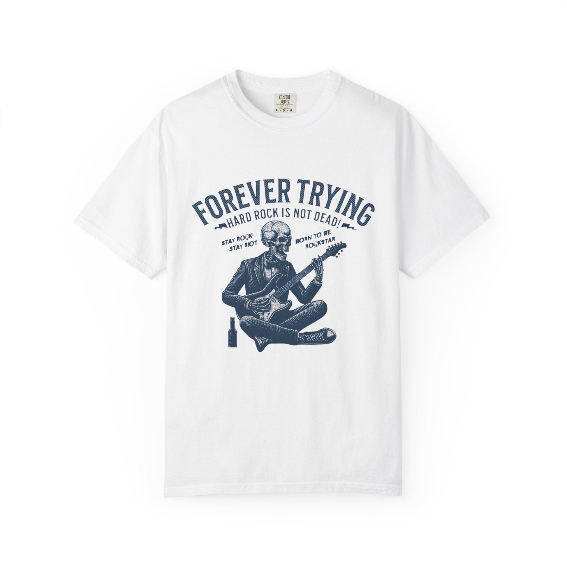 Rose rocker guitarist: stylish t-shirt for rockers
