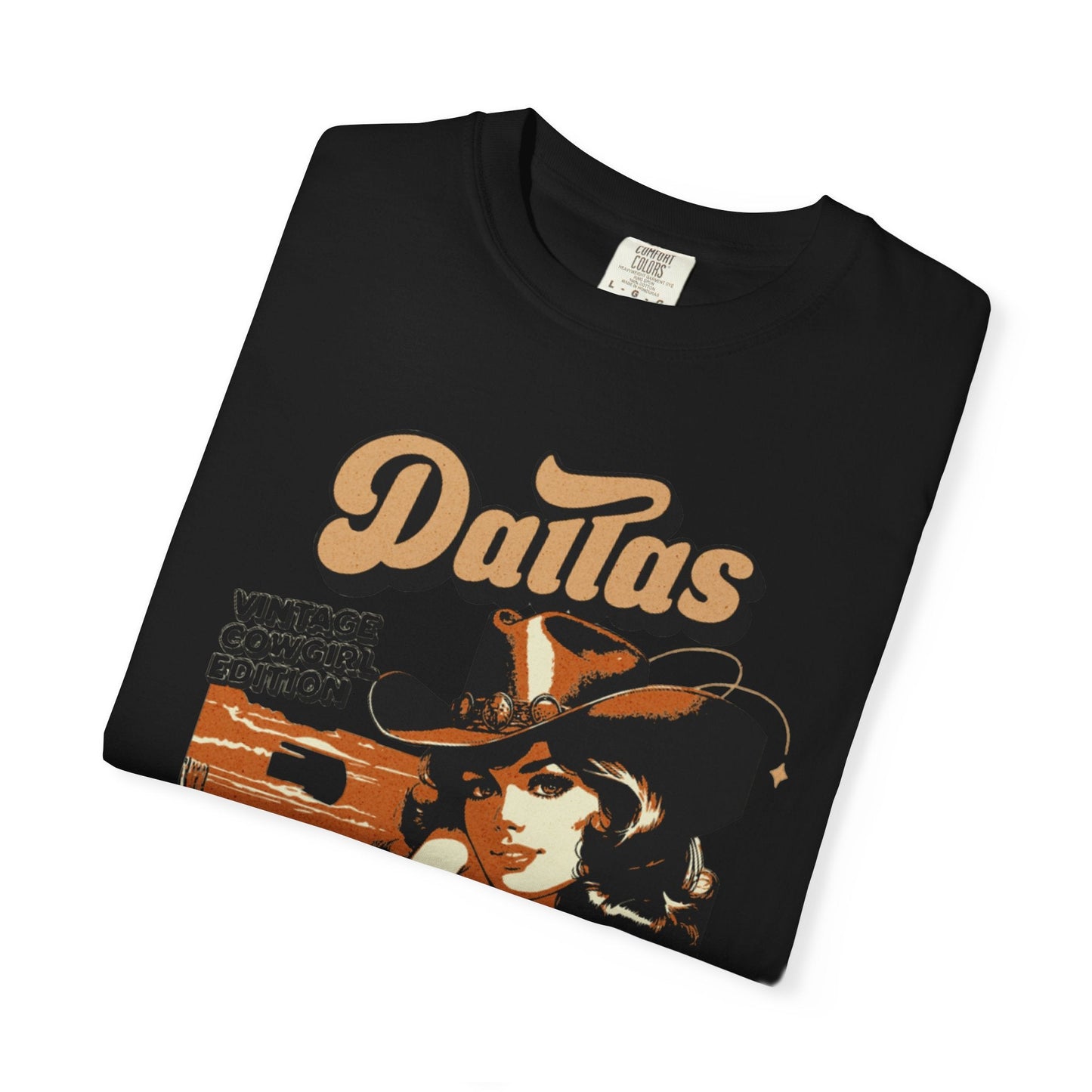 Western retro Dallas my heart t-shirt for vintage lovers