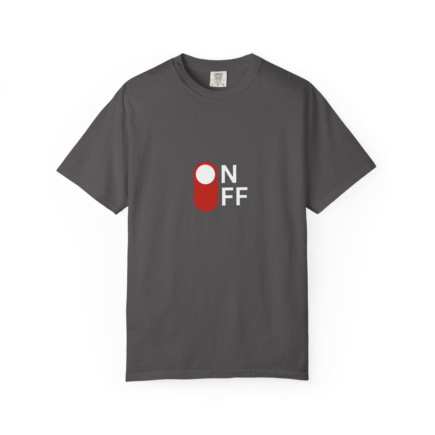Switch button T-shirt unisex with geometric pattern design