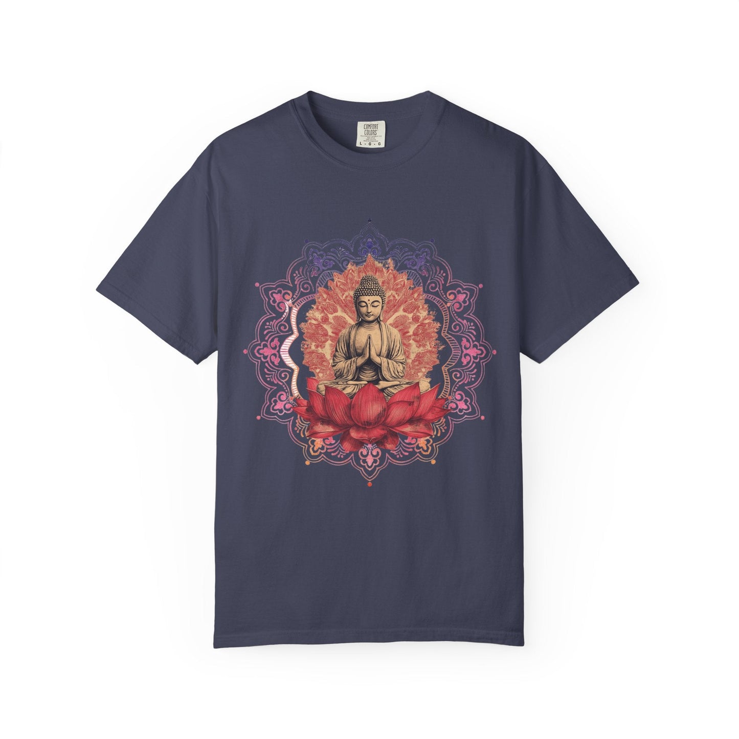 Lotus meditation t-shirt for peaceful and stylish wear