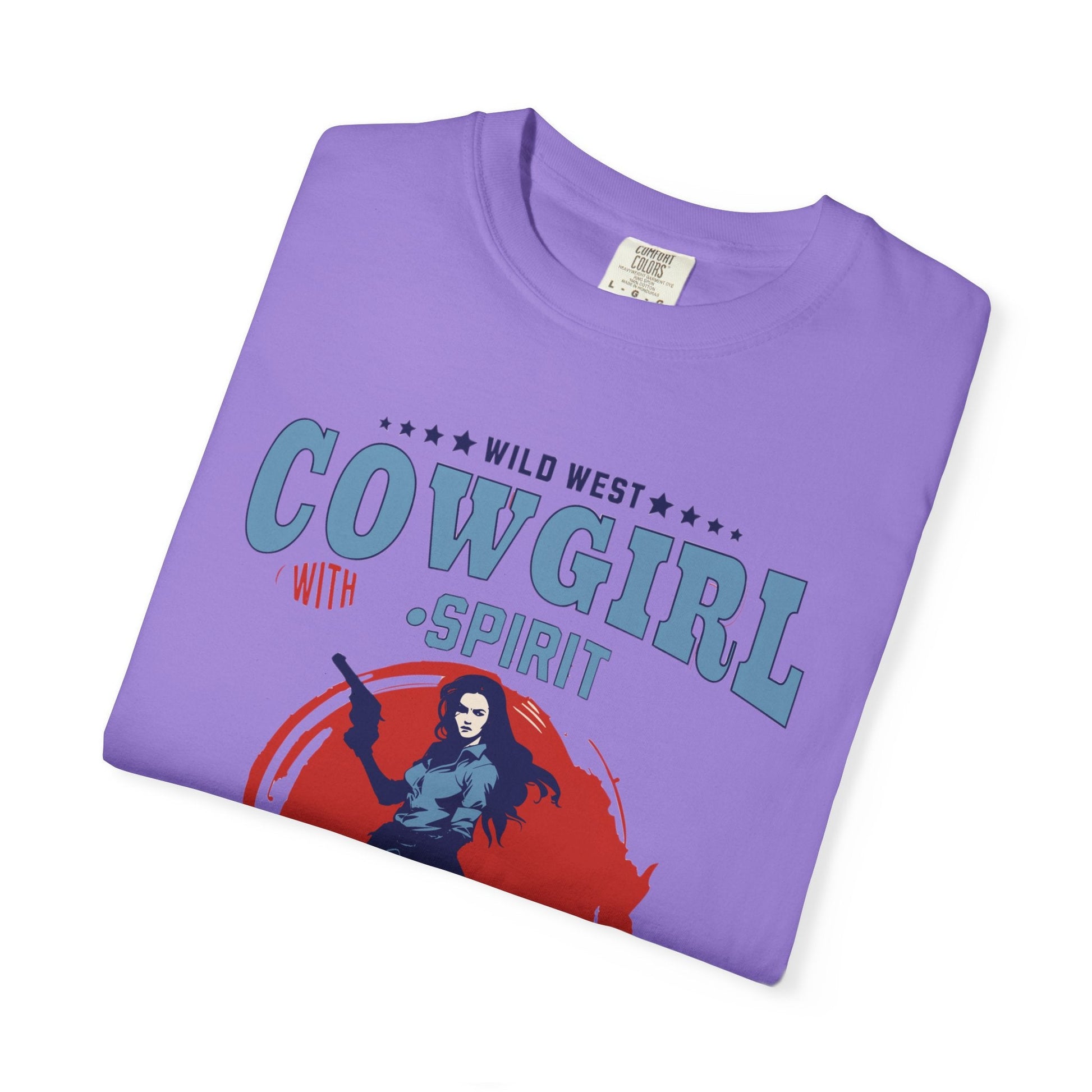 Cowgirl western t-shirt - Vintage wild west & diesel cool punk style