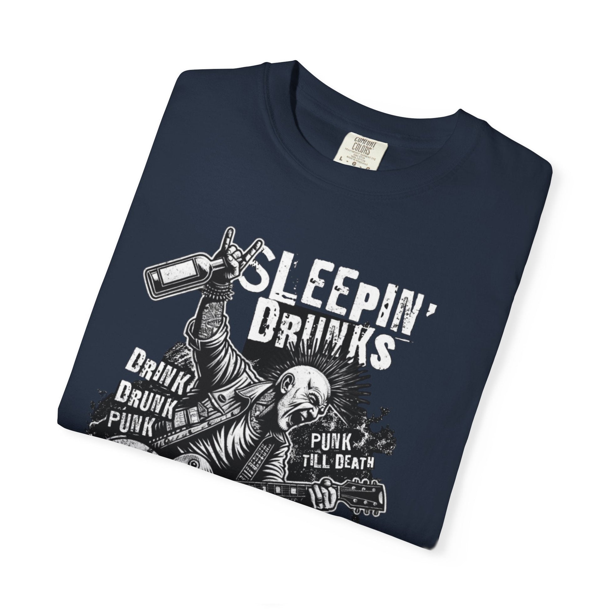 Sleeping drunks t-Shirt - punk is not dead & quirky casual wear