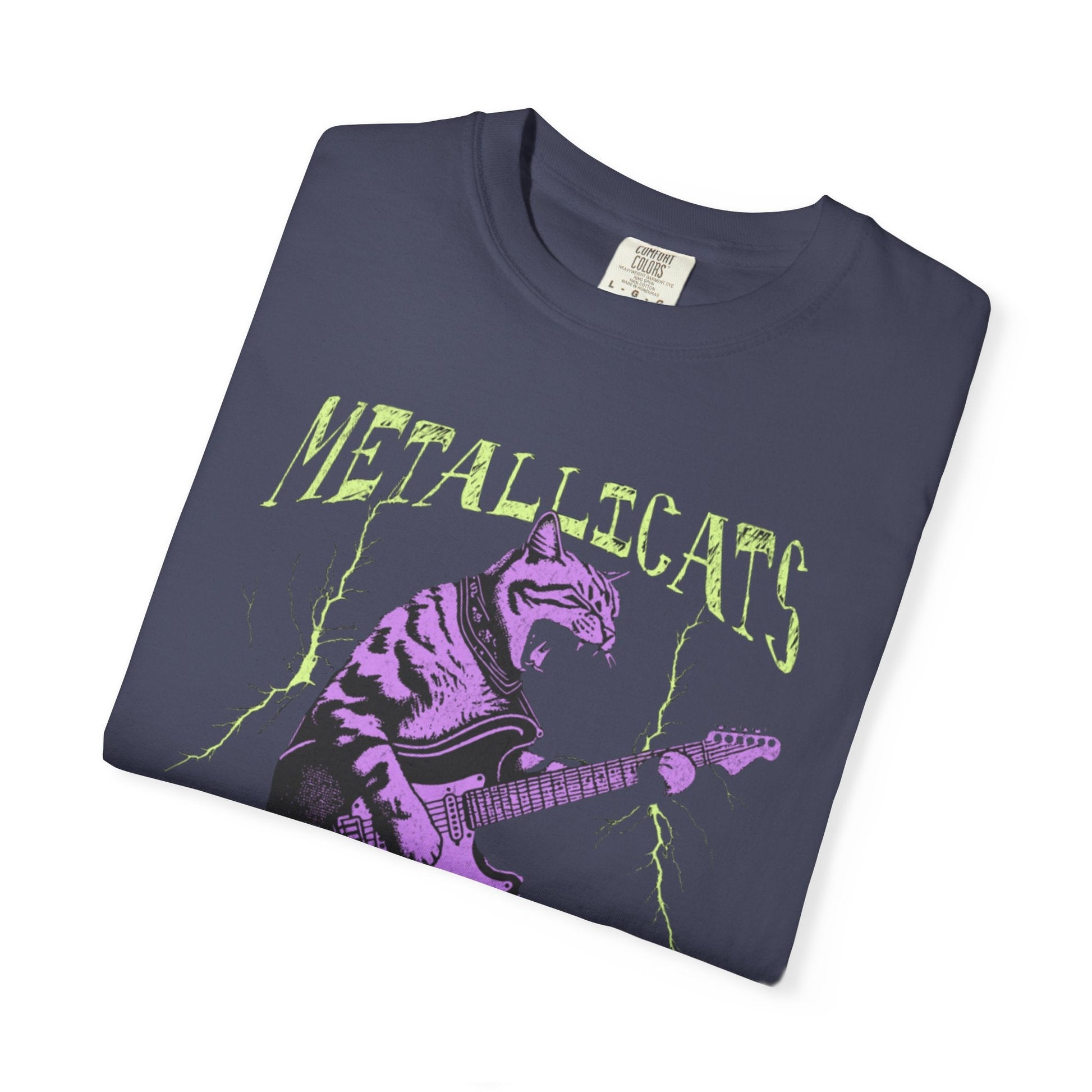 Metallicats  t-shirt vintage music apparel humour