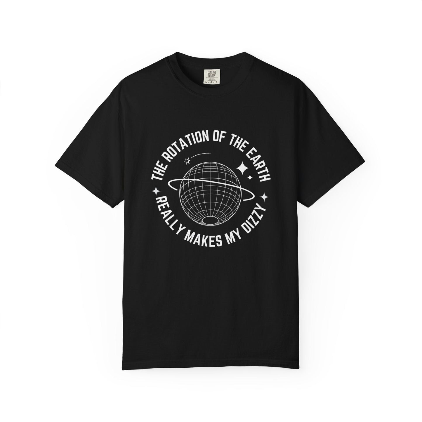 Earth rotation t-shirt - Unique globe design for adventure lovers