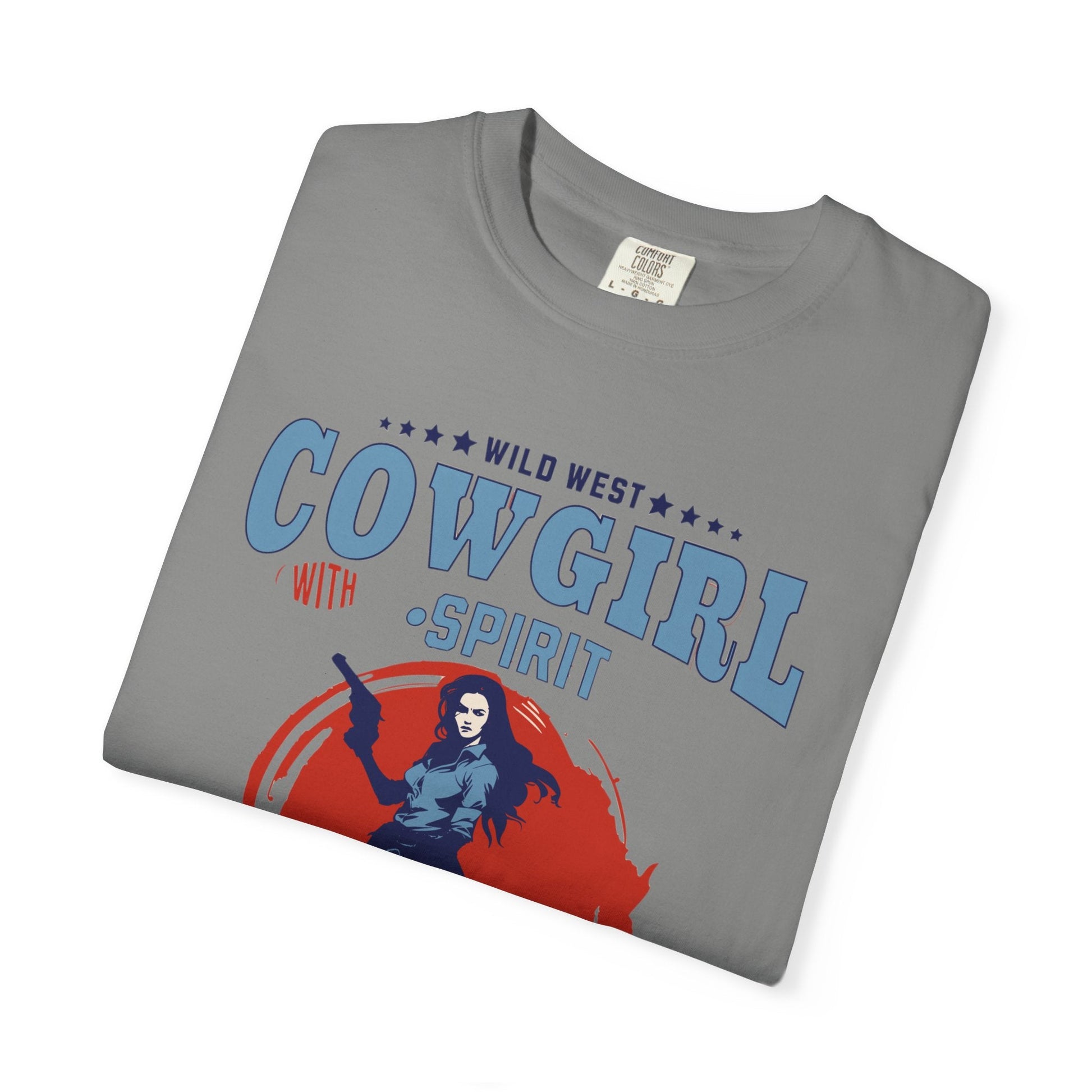 Cowgirl western t-shirt - Vintage wild west & diesel cool punk style