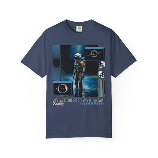 Sci-fi quartz adventure T-shirt: futuristic style & superior comfort