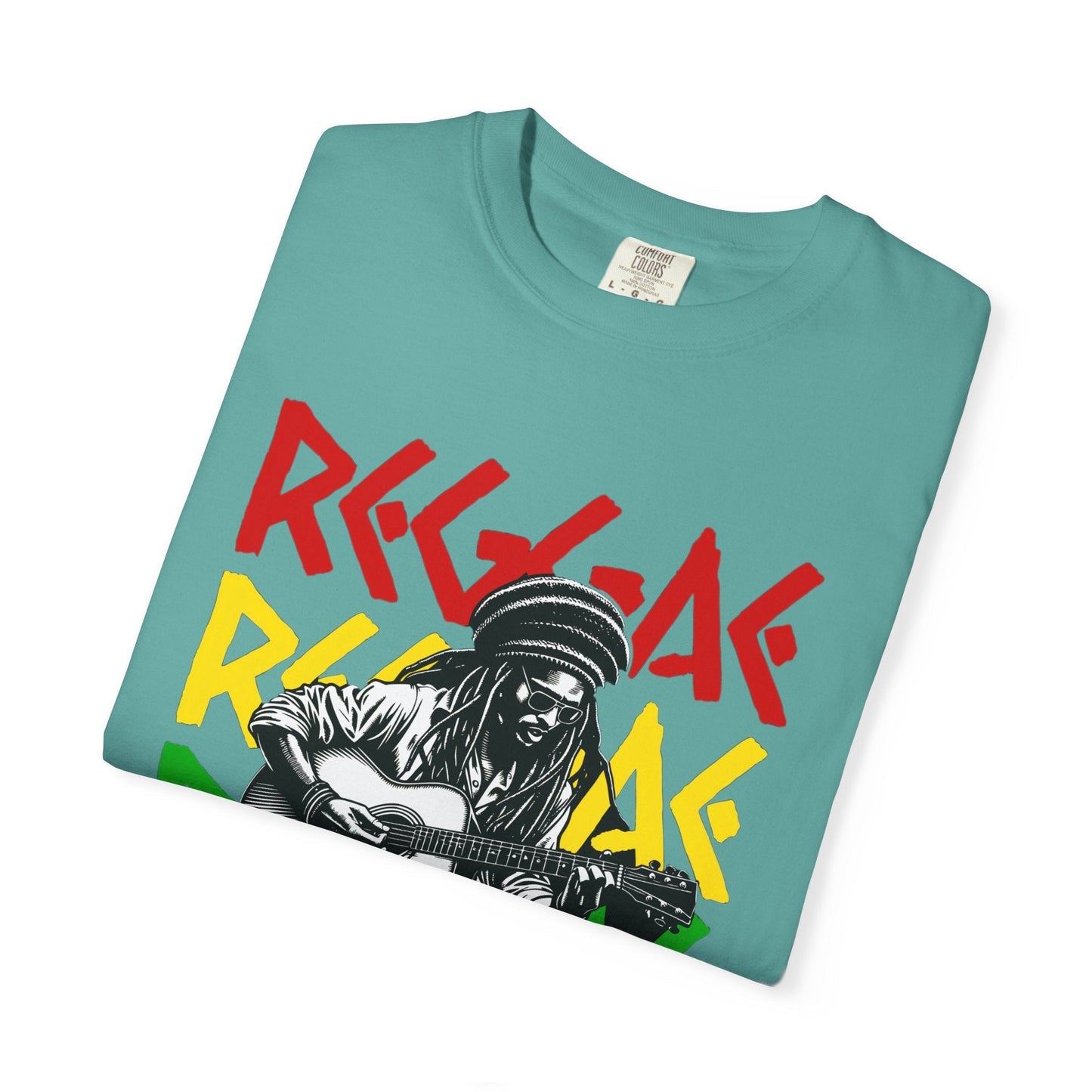 Rasta reggae t-shirt - Vibrant music lover's casual cotton  cool tee 