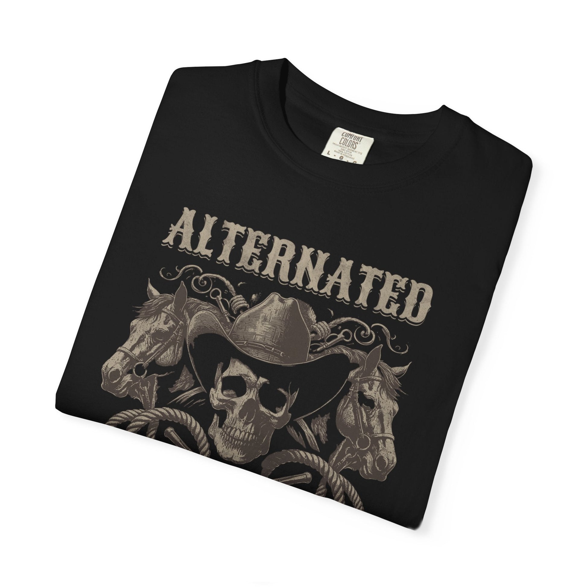 Cowboy skull t-shirt – Vintage western style 