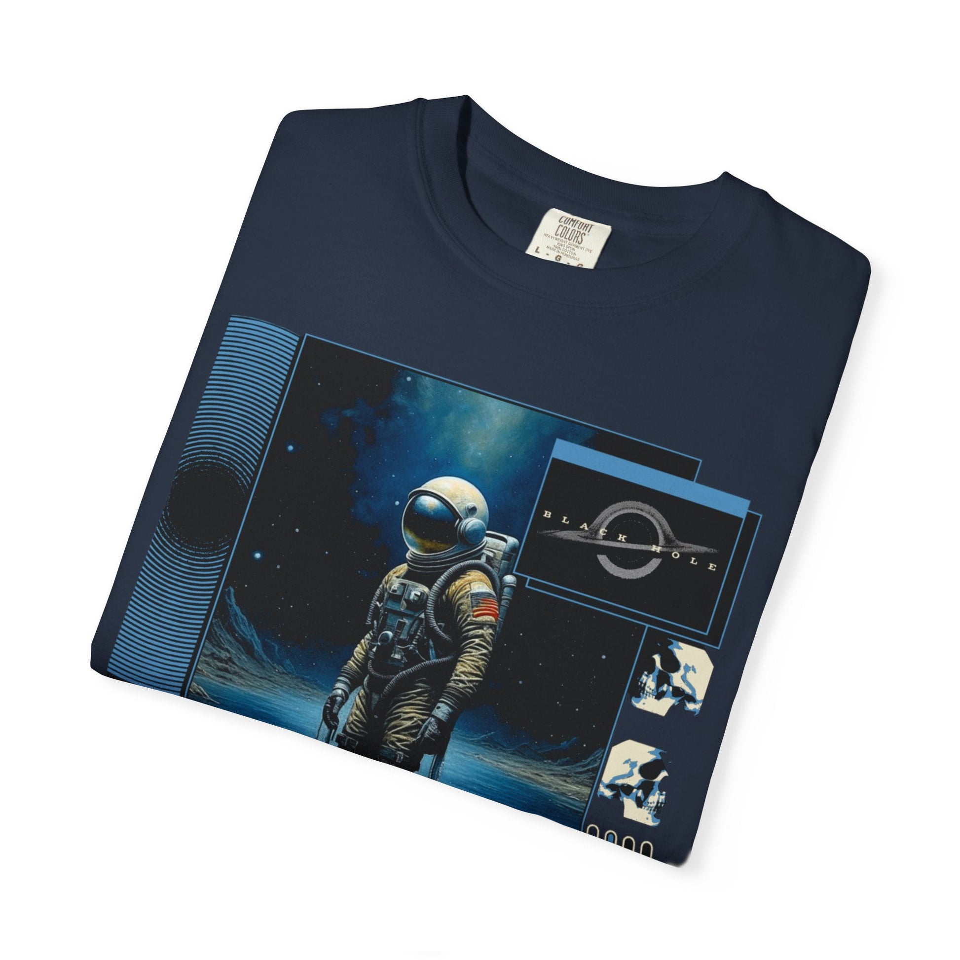 Sci-fi quartz adventure T-shirt: futuristic style & superior comfort
