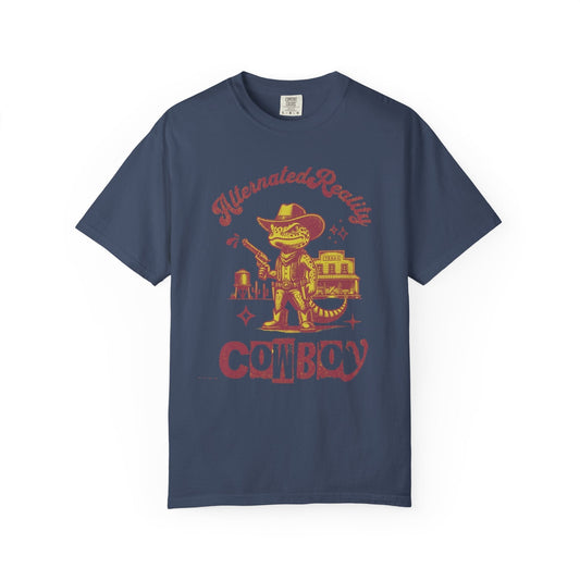 Graphic t-shirt - Alternated Reality frog cowboy contrasted print