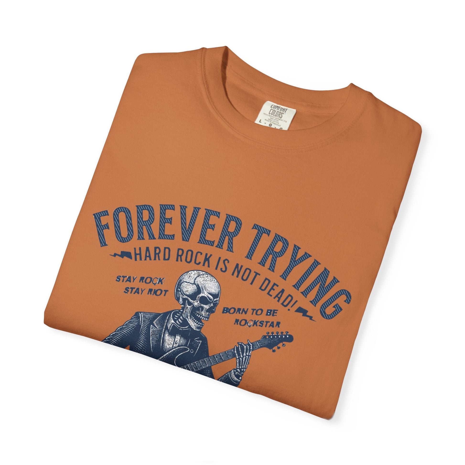 Rose rocker guitarist: stylish t-shirt for rockers
