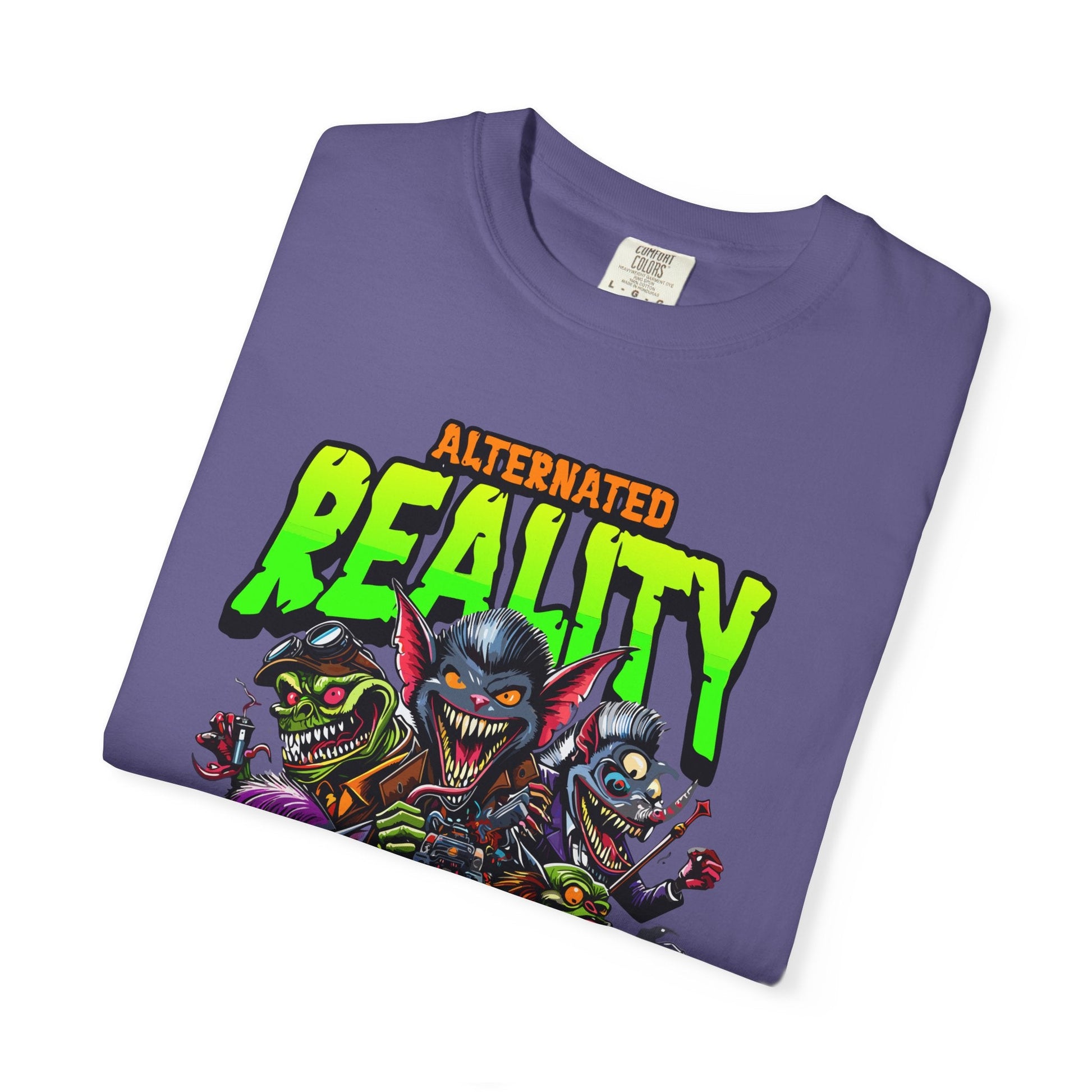 Funny monsters T-shirt with vintage hot rod graphic design