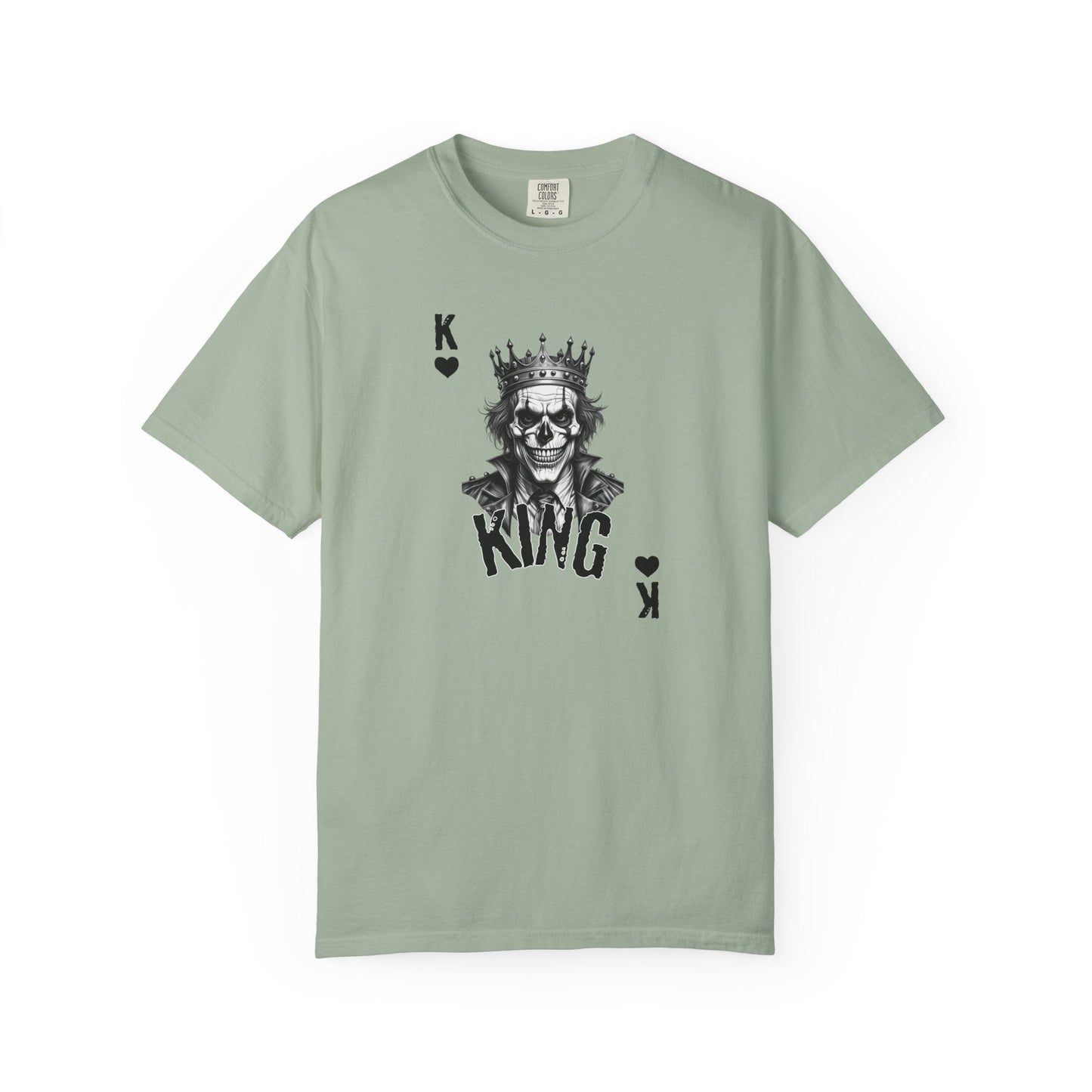 King of Heart T-shirt with bold heart graphic symbolizing love and courage