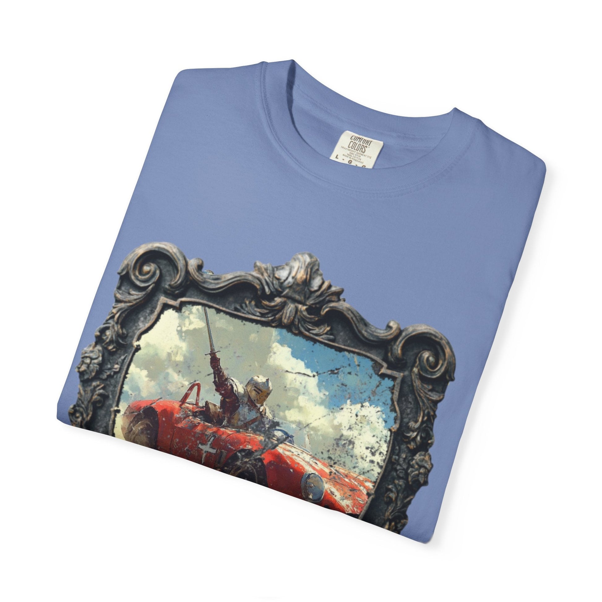 Anachronic knight car t-shirt - Cool vintage style for enthusiasts